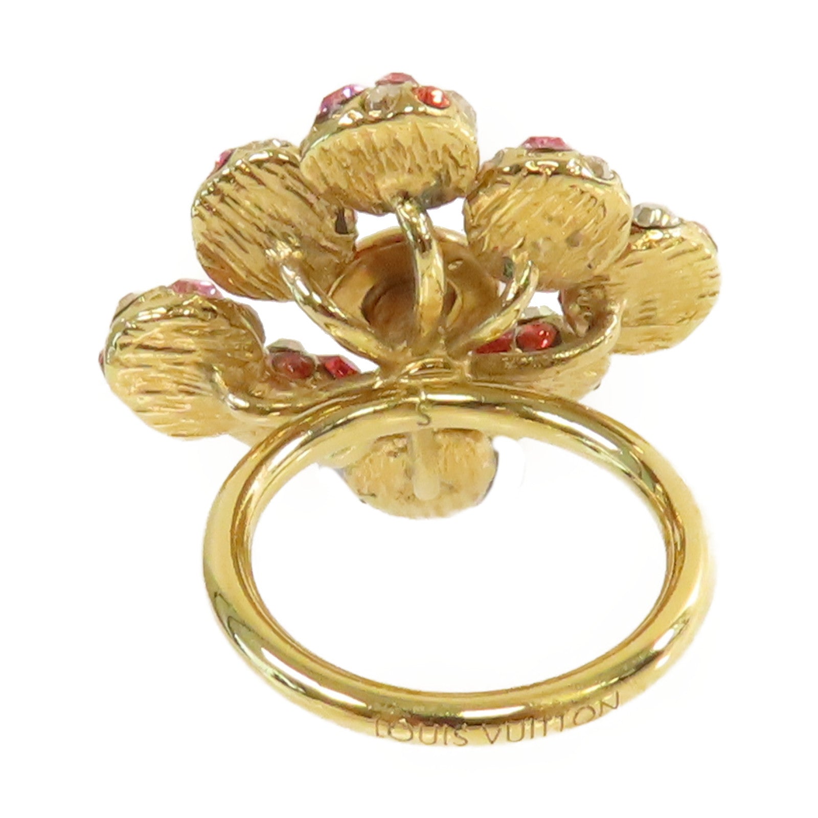 LOUIS VUITTON 【激減優惠】金屬/Multi Colors Stone Ring戒指#S/US#5