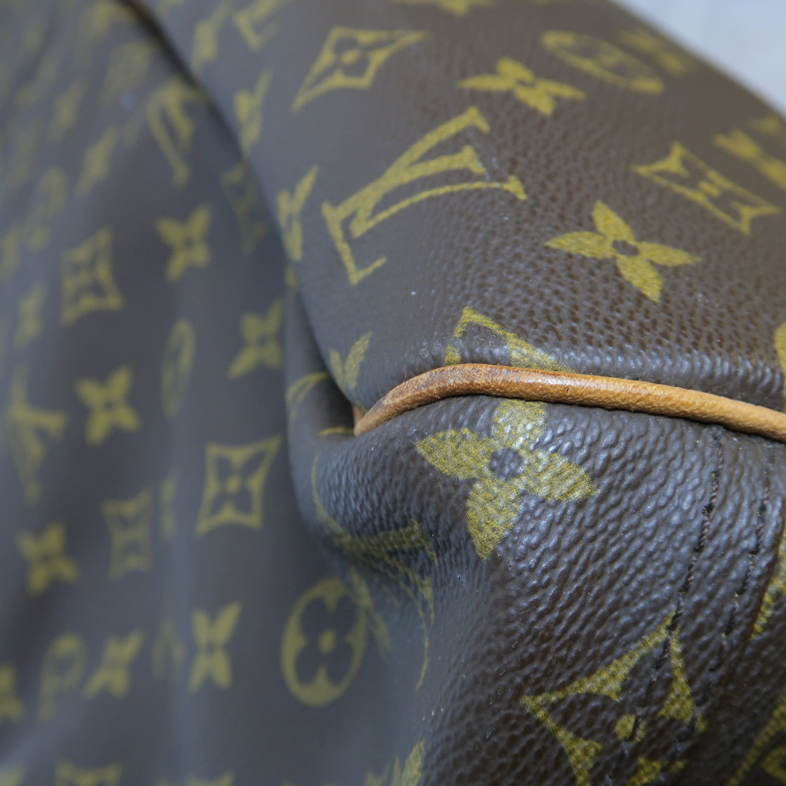 LOUIS VUITTON Monogram Sac Plein Air Long金扣手挽袋啡色