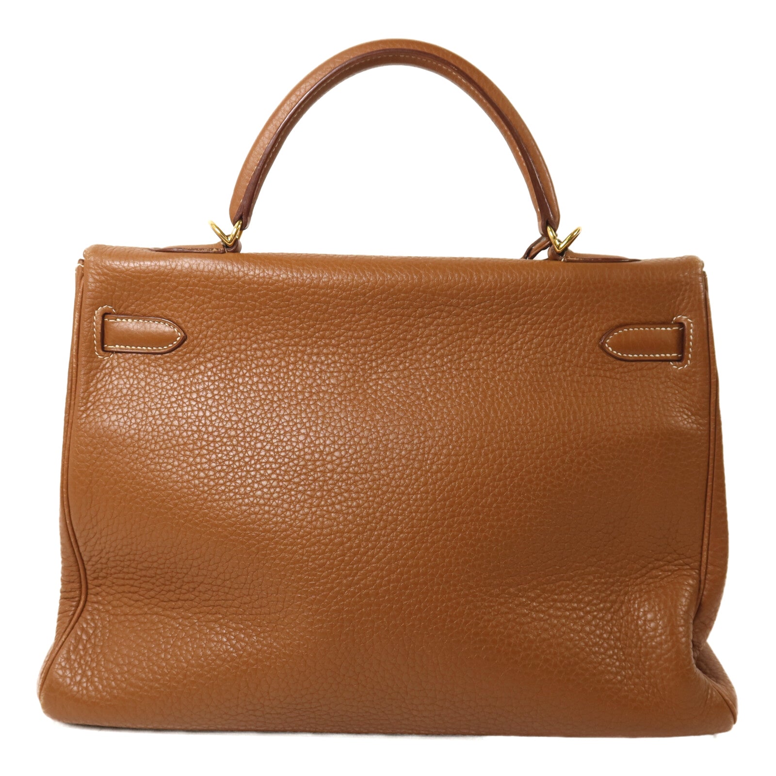 HERMES Togo皮革Kelly 35手挽肩背兩用袋Gold