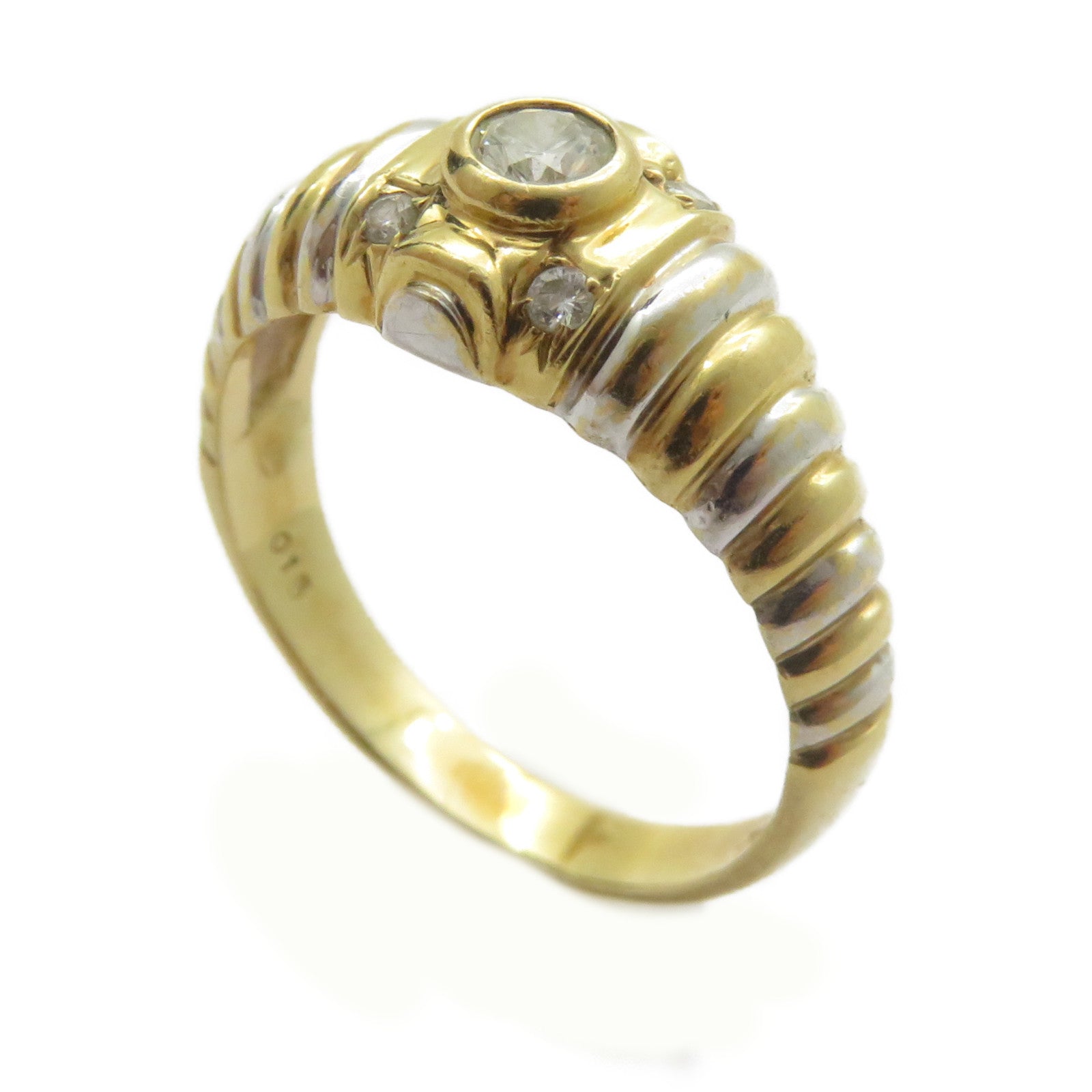 JEWELRY 14K黃金Ring鑽石戒指US#6.75
