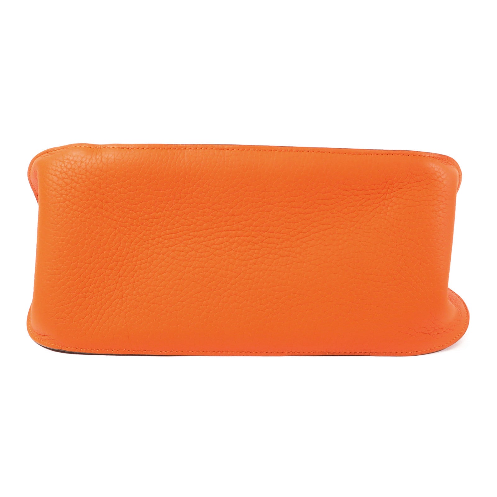 HERMES Clemence皮革Jypsiere 28銀扣肩背袋