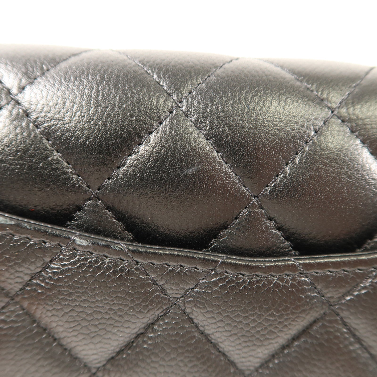 CHANEL 牛皮皮革Wallet On Chain With Heart Chain金扣鏈帶肩背袋
