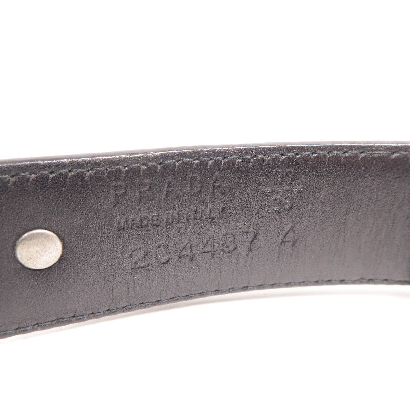 PRADA 牛皮皮革Belt 90cm皮帶