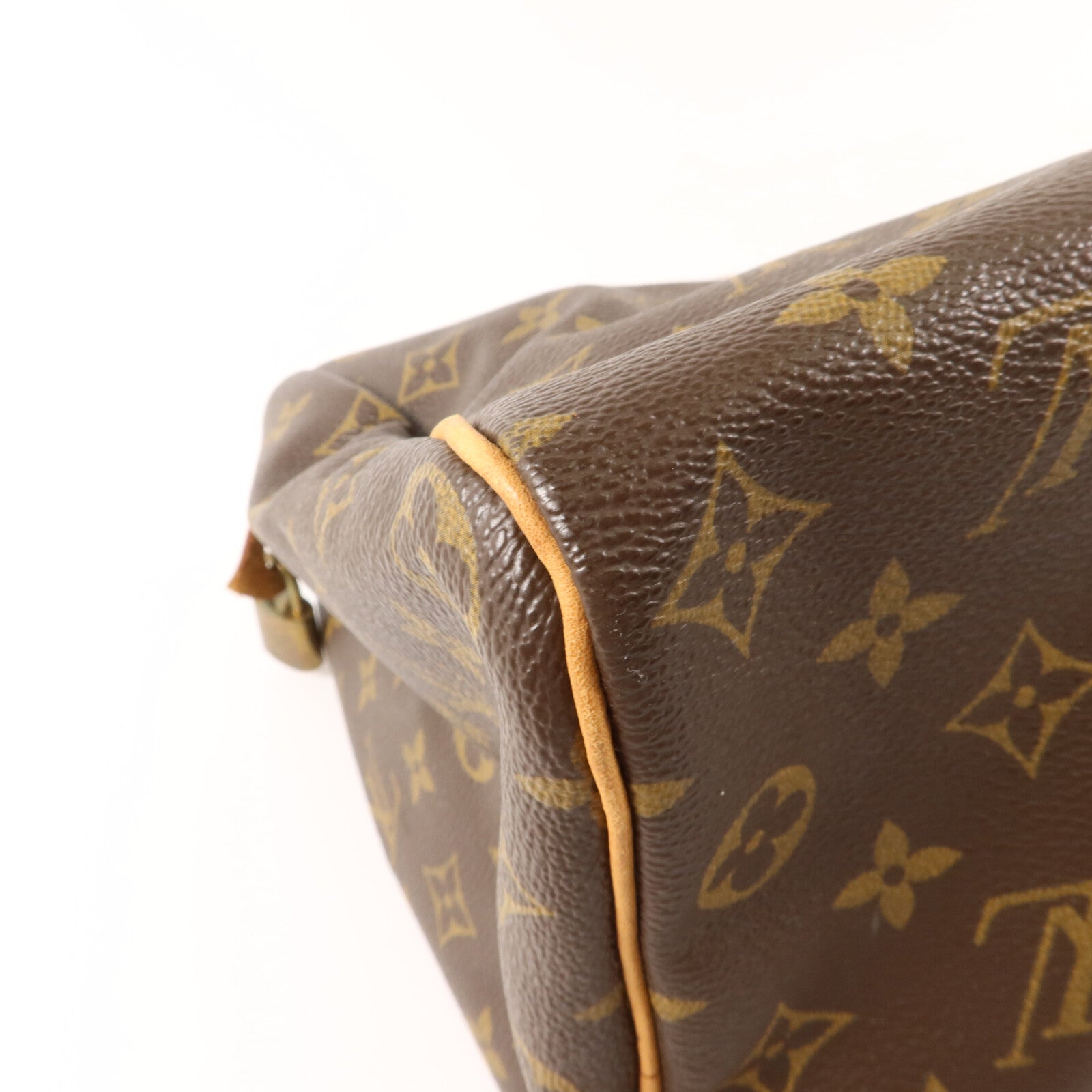 LOUIS VUITTON Monogram Speedy 35金扣手挽袋
