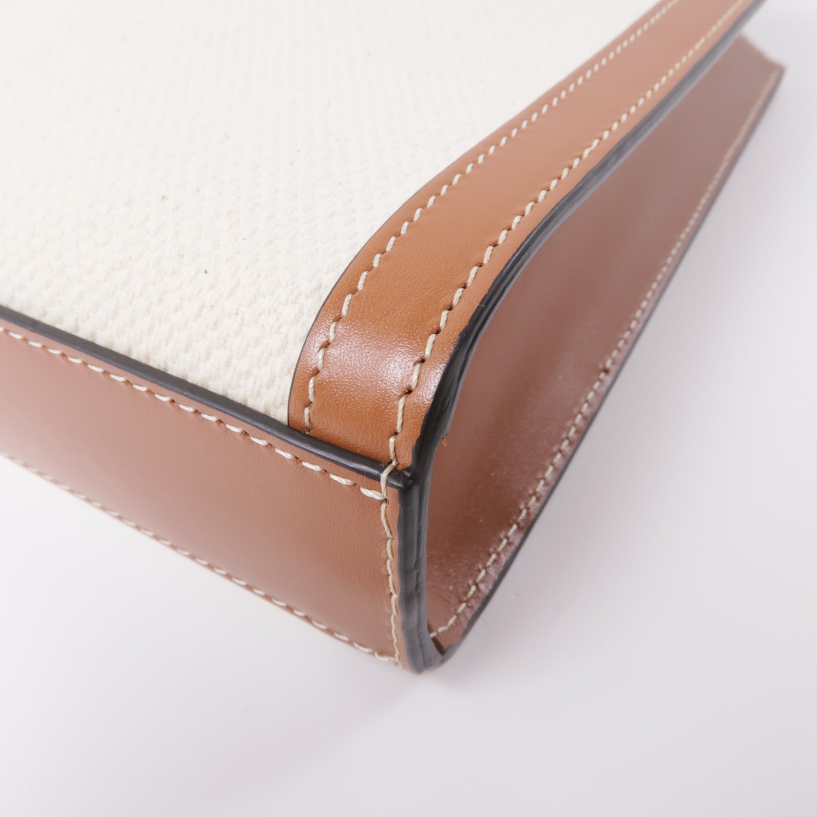 CELINE 帆布/皮革Sulky Vertical Cabas Tote金扣手挽肩背兩用袋