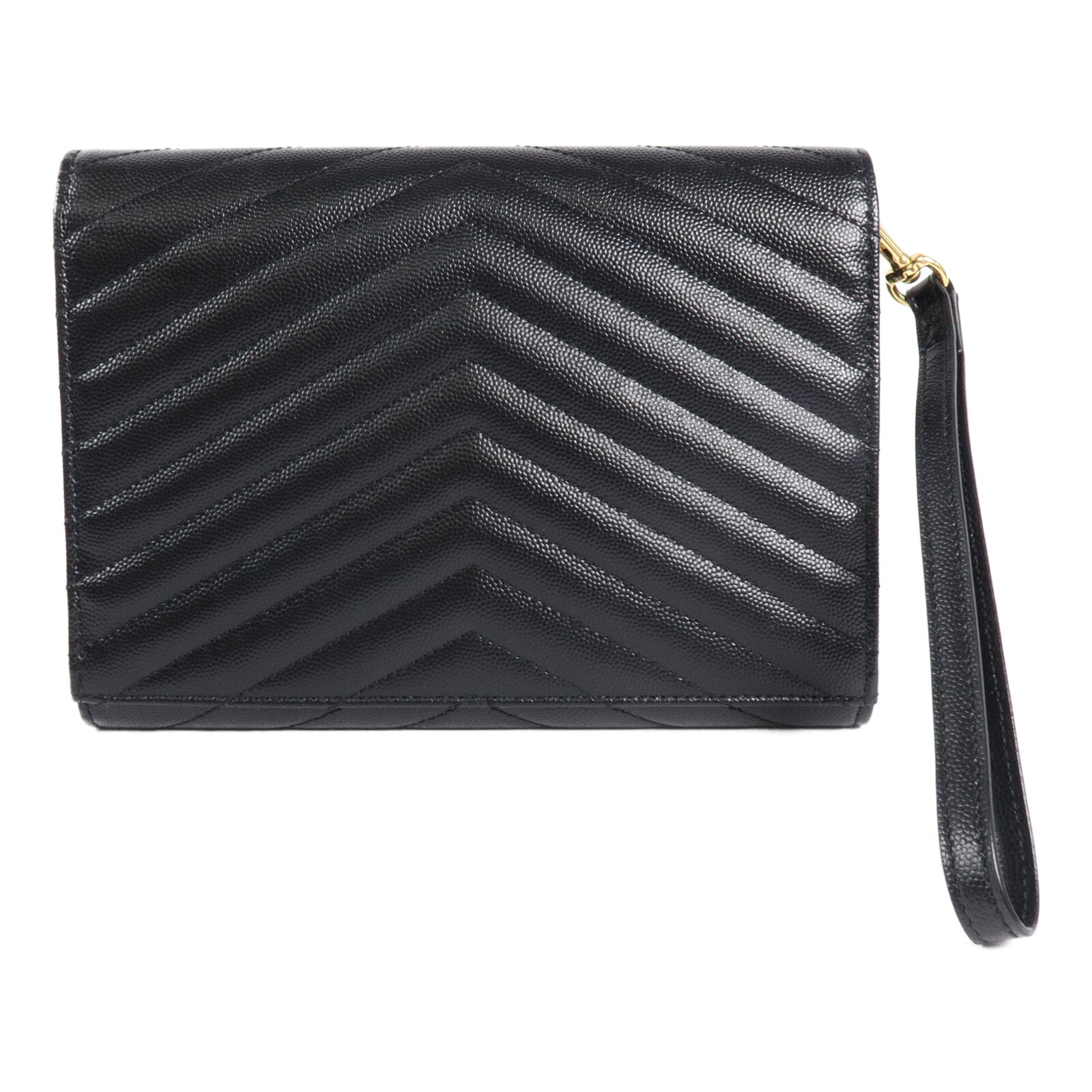SAINT LAURENT 牛皮皮革Cassandre flap pouch手拿包