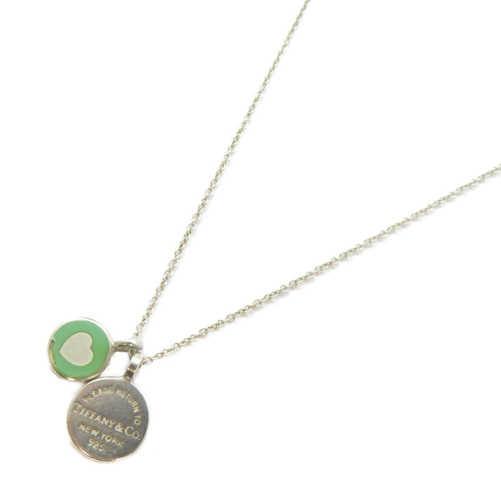 TIFFANY＆CO 925純銀Heart Tag Bead Bracelet手鏈
