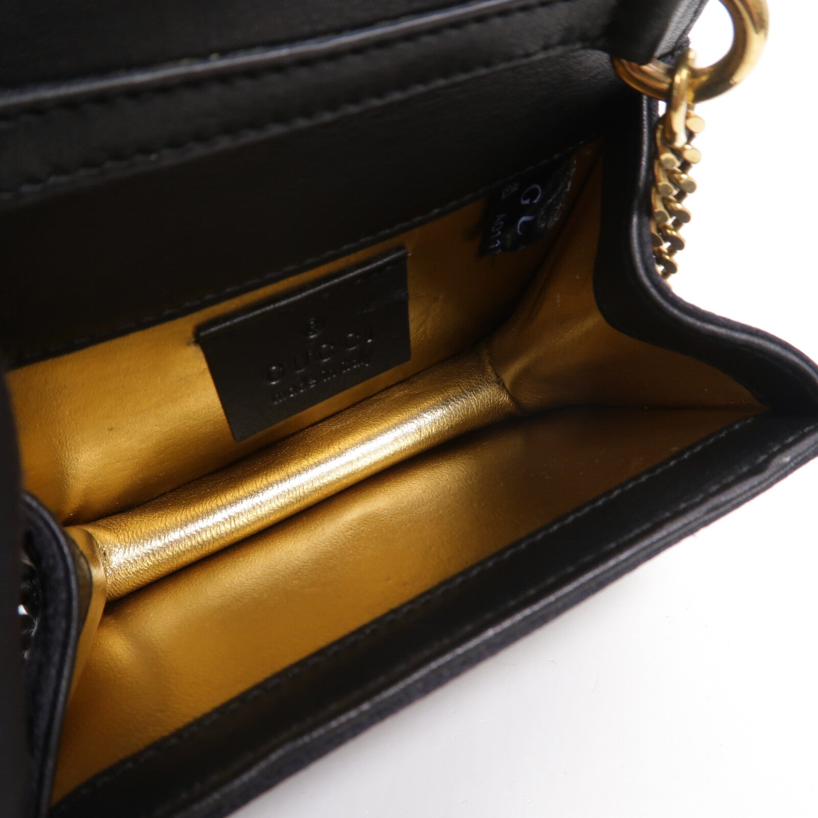 GUCCI Satin Butterfly鏈帶肩背袋