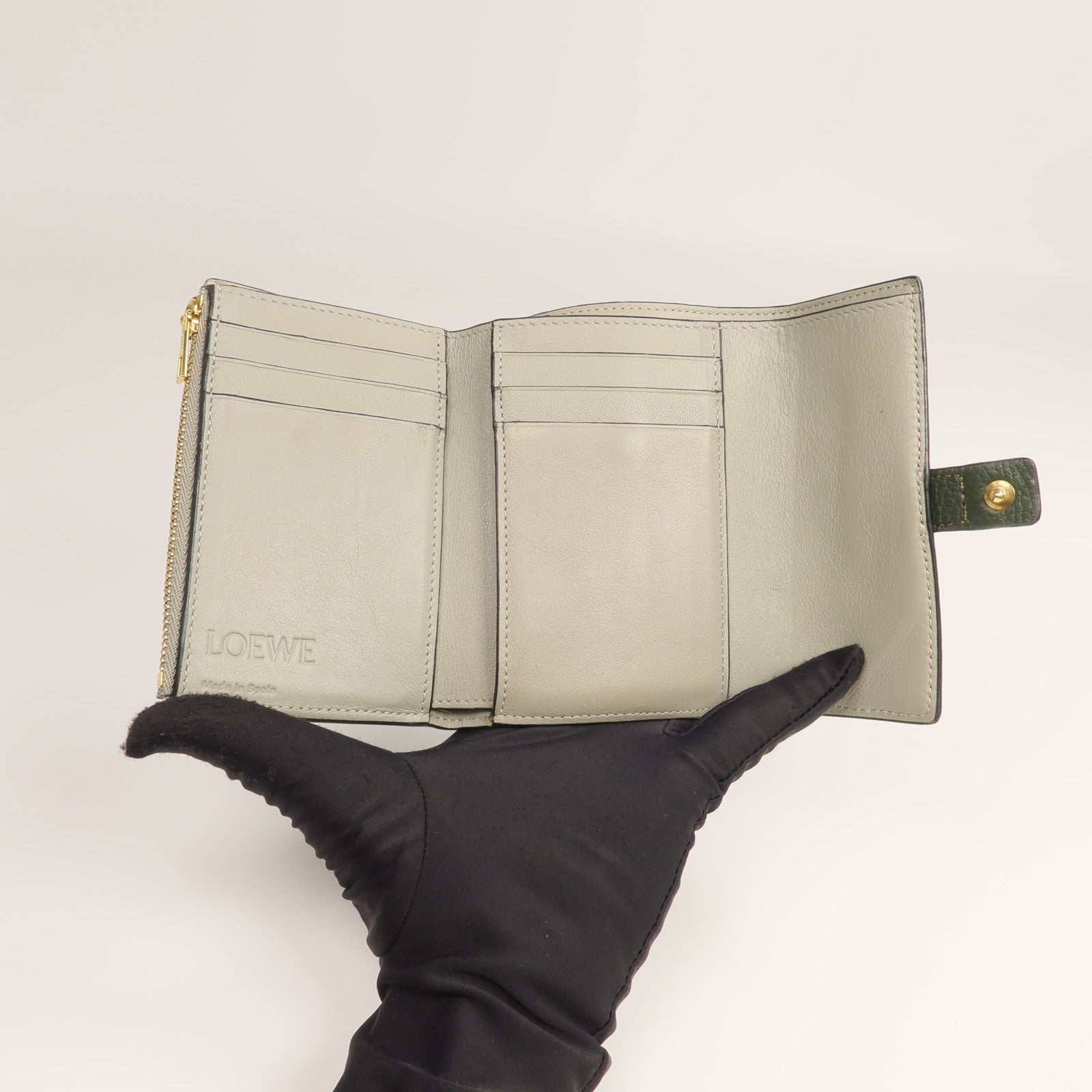 LOEWE 牛皮皮革Small Vertical Wallet錢包
