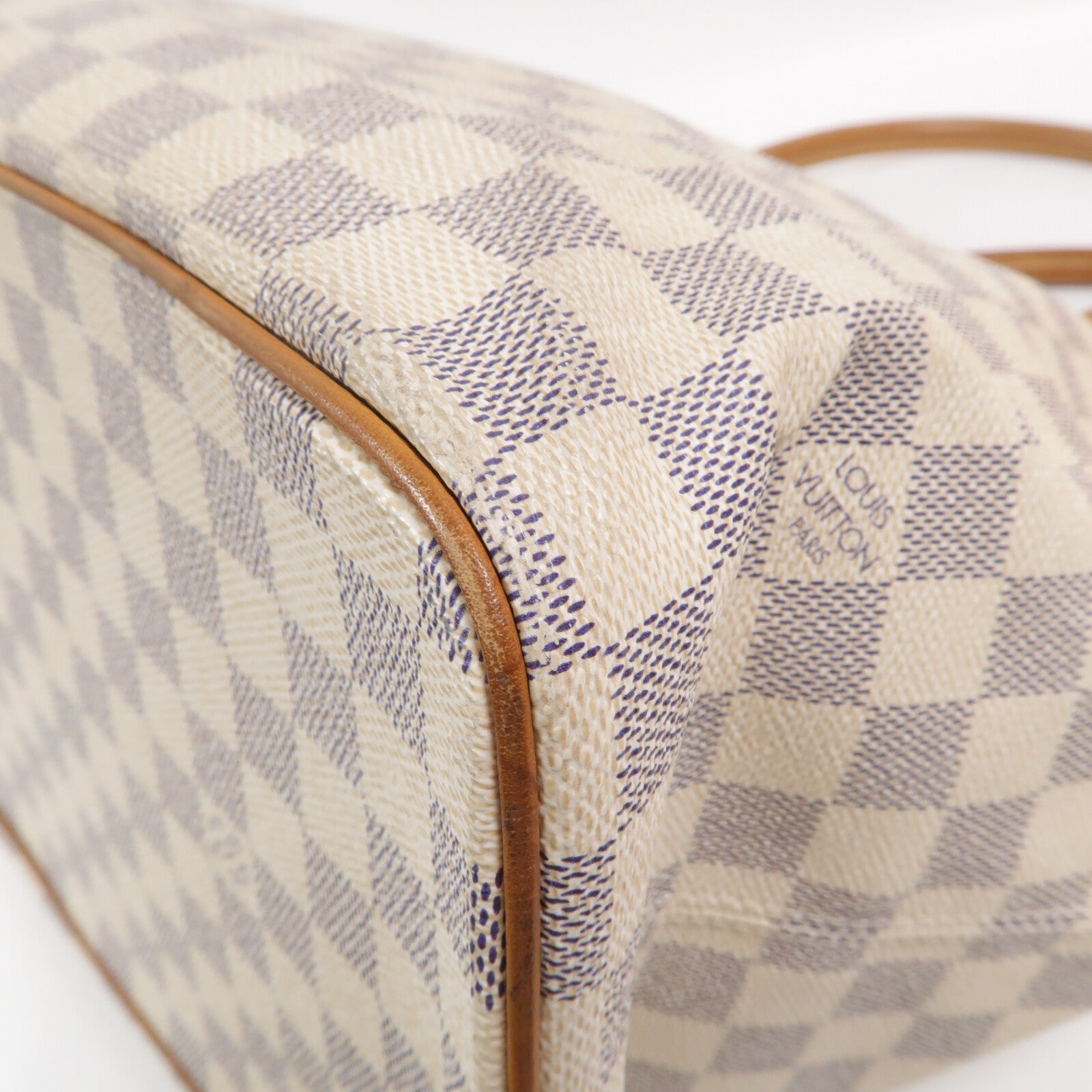 LOUIS VUITTON Damier Azur Saleya MM肩背袋