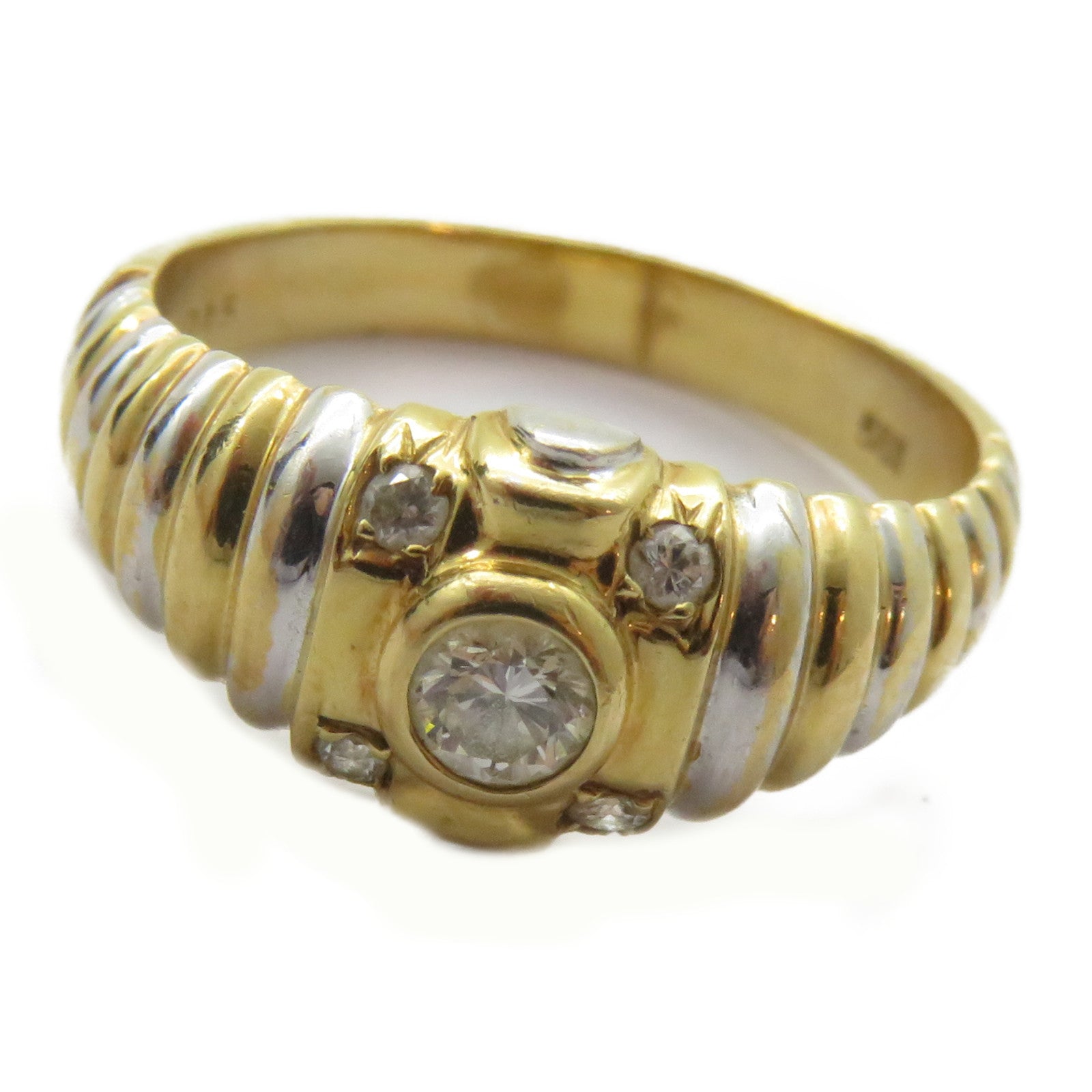 JEWELRY 14K黃金Ring鑽石戒指US#6.75