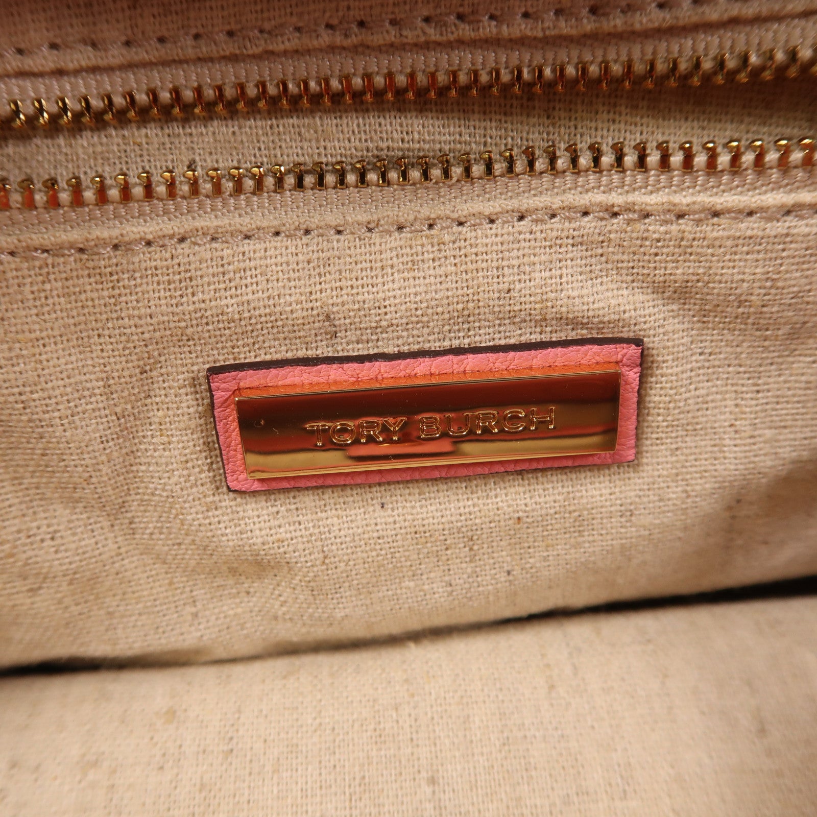Tory Burch 牛皮皮革2 Way Shoulder金扣手挽肩背兩用袋
