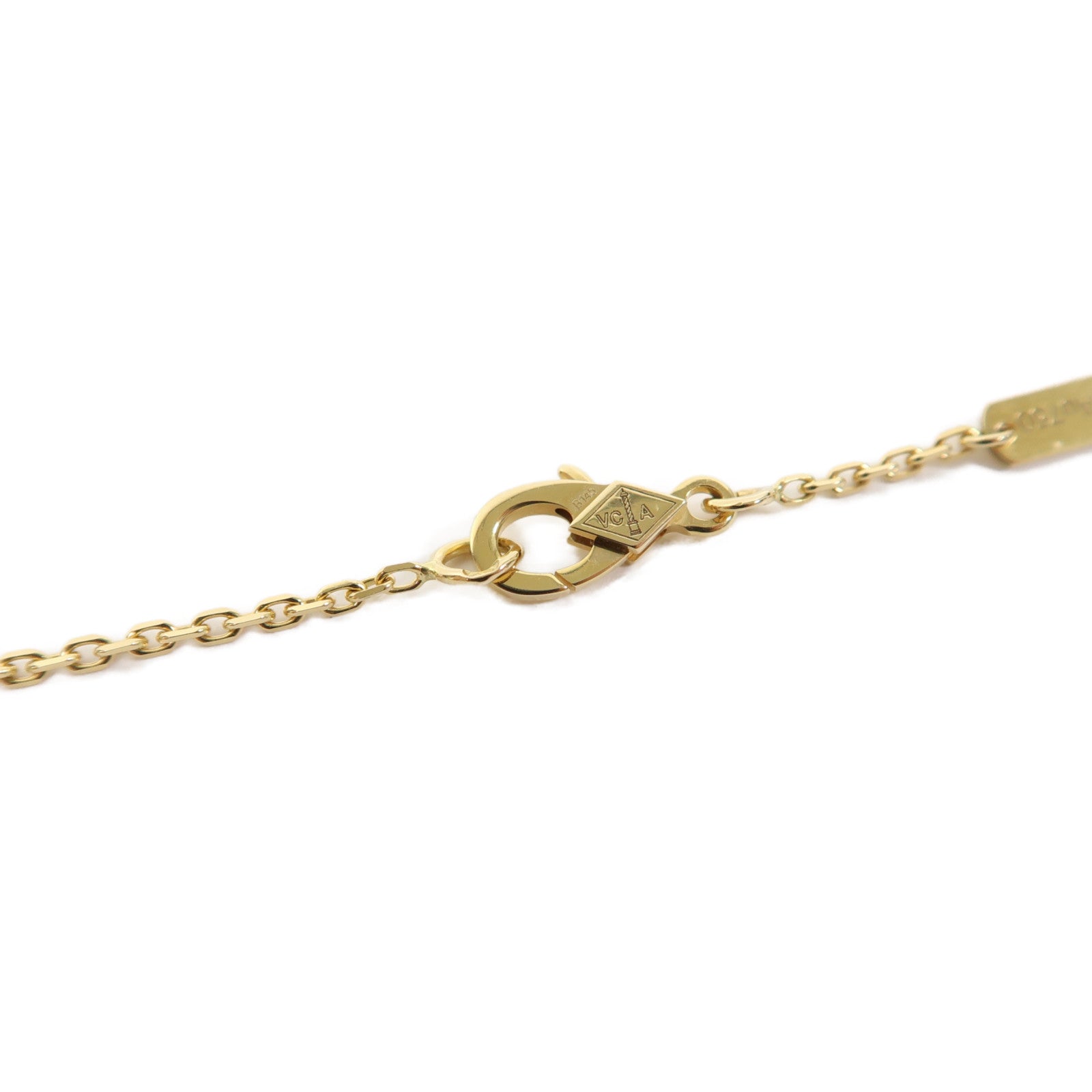 Van Cleef & Arpels 18K黃金Alhambra Necklace項鍊