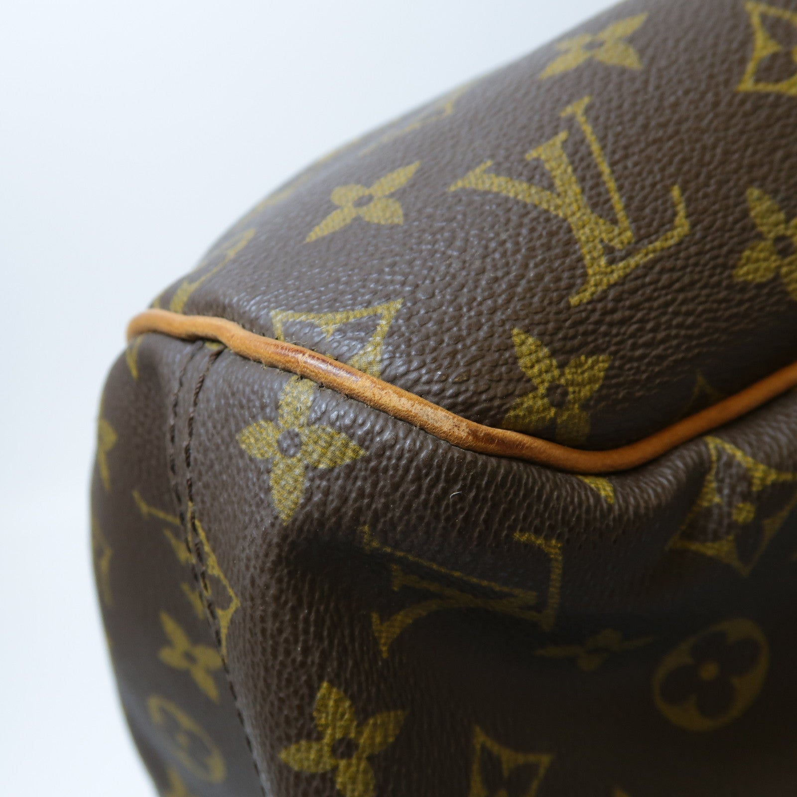 LOUIS VUITTON Monogram Sac Plein Air Long金扣手挽袋啡色