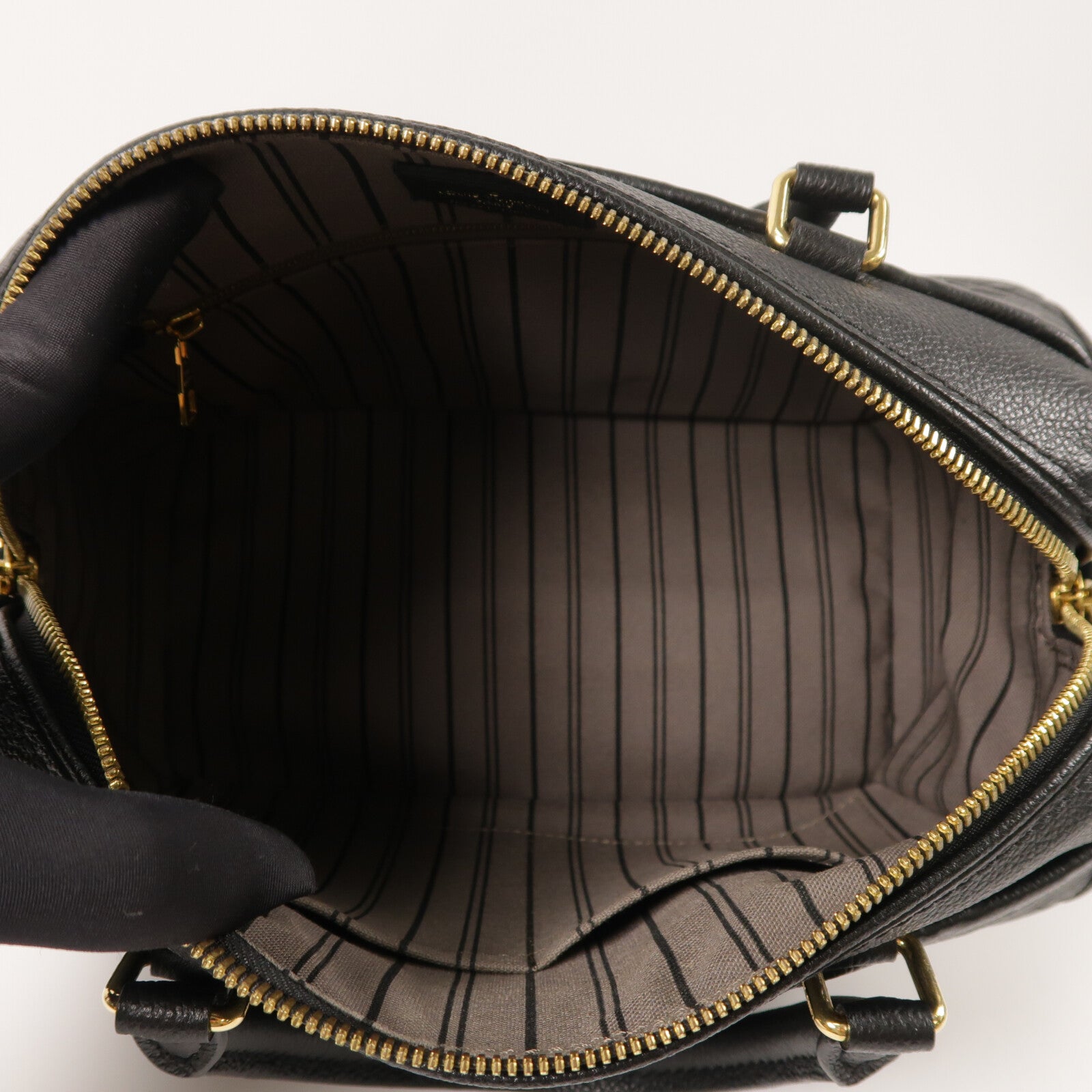 LOUIS VUITTON Monogram Empreinte Speedy Bandouliere 25金扣手挽肩背兩用袋