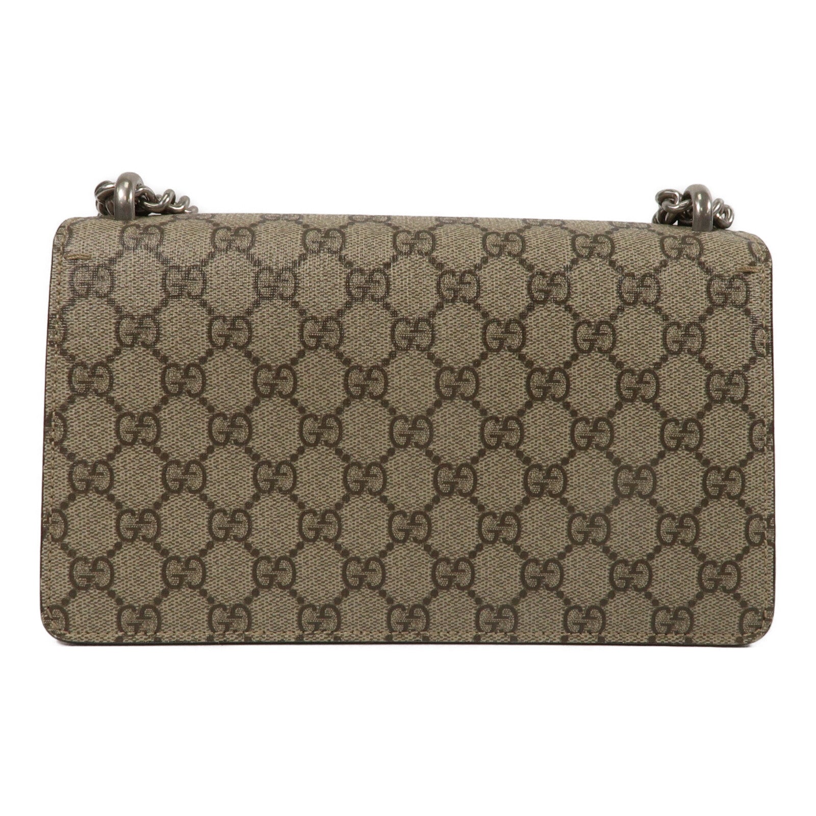 GUCCI 塗層帆布Dionysus Medium鏈帶肩背袋