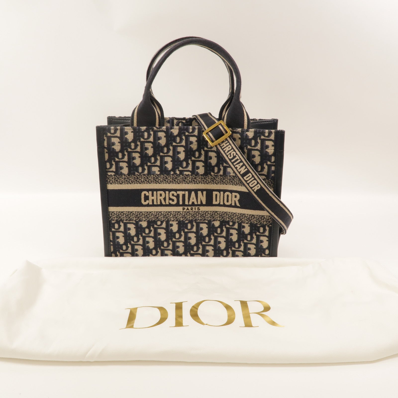 Dior 帆布Book Tote Small手挽肩背兩用袋