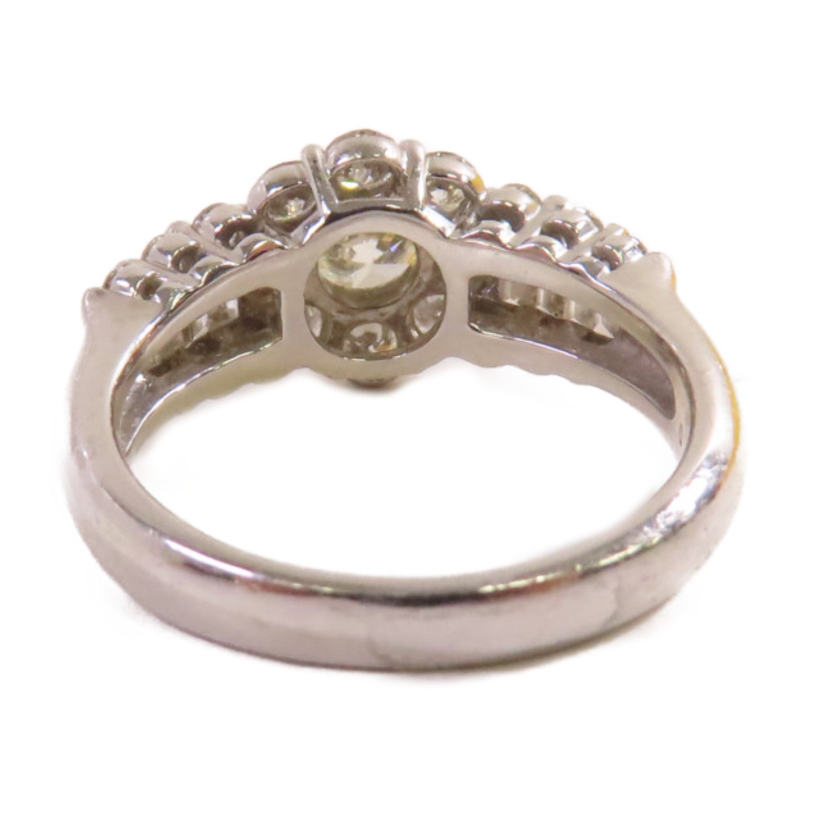 JEWELRY PT900鉑金/0.564ct鑽石/1.0ct鑽石Diamond Ring戒指US#6