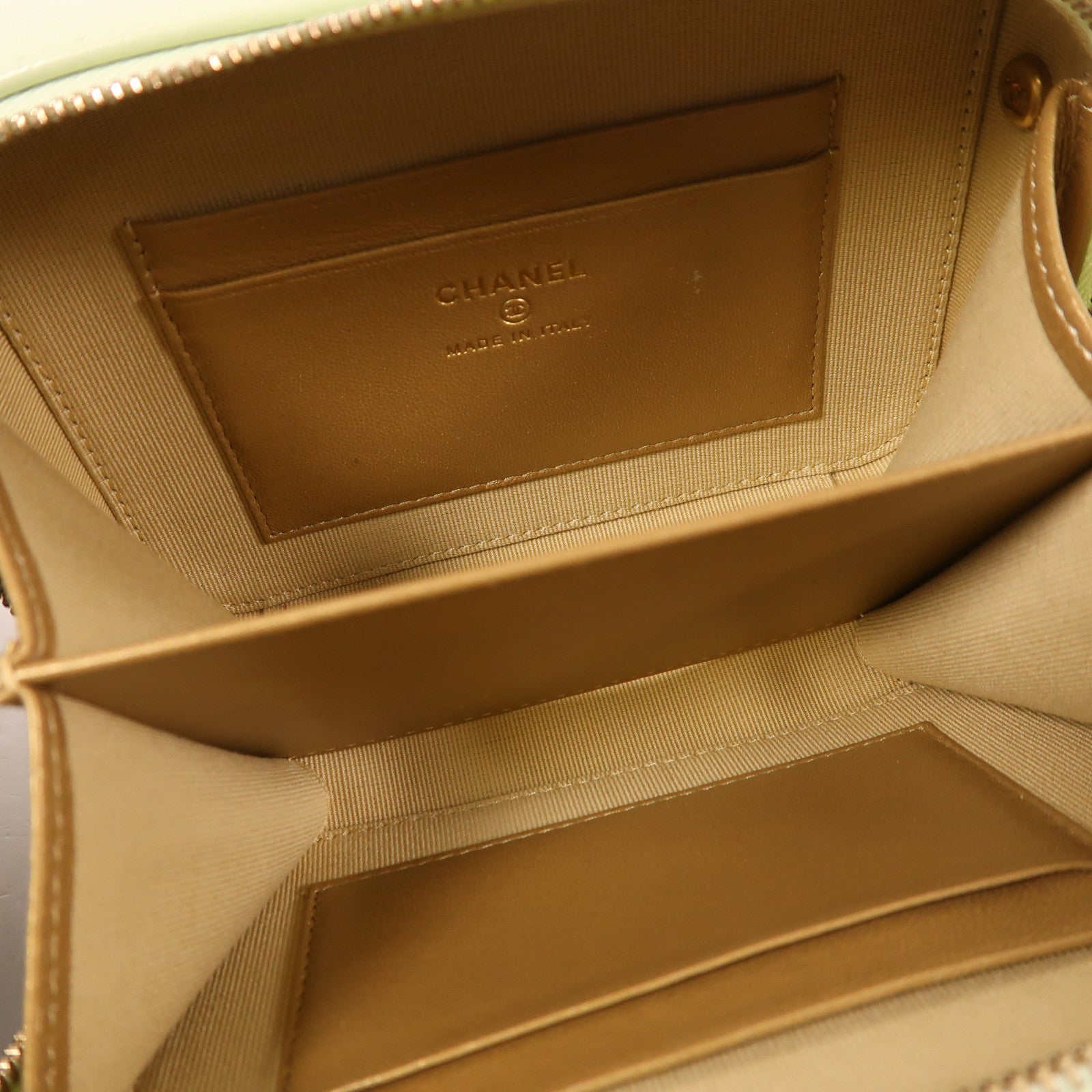 CHANEL 皮革Chain Shoulder金扣鏈帶肩背袋