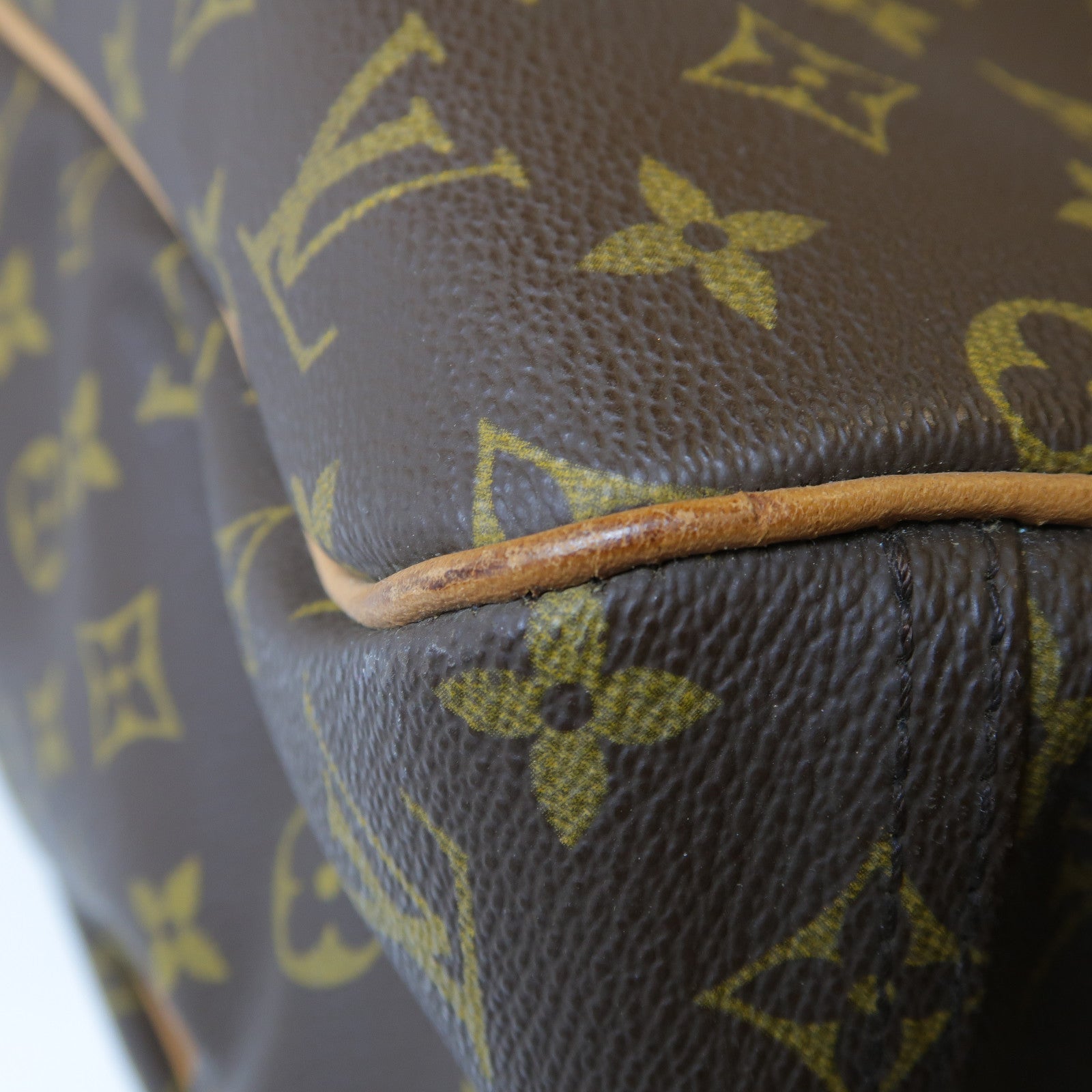 LOUIS VUITTON Monogram Sac Plein Air Long金扣手挽袋啡色