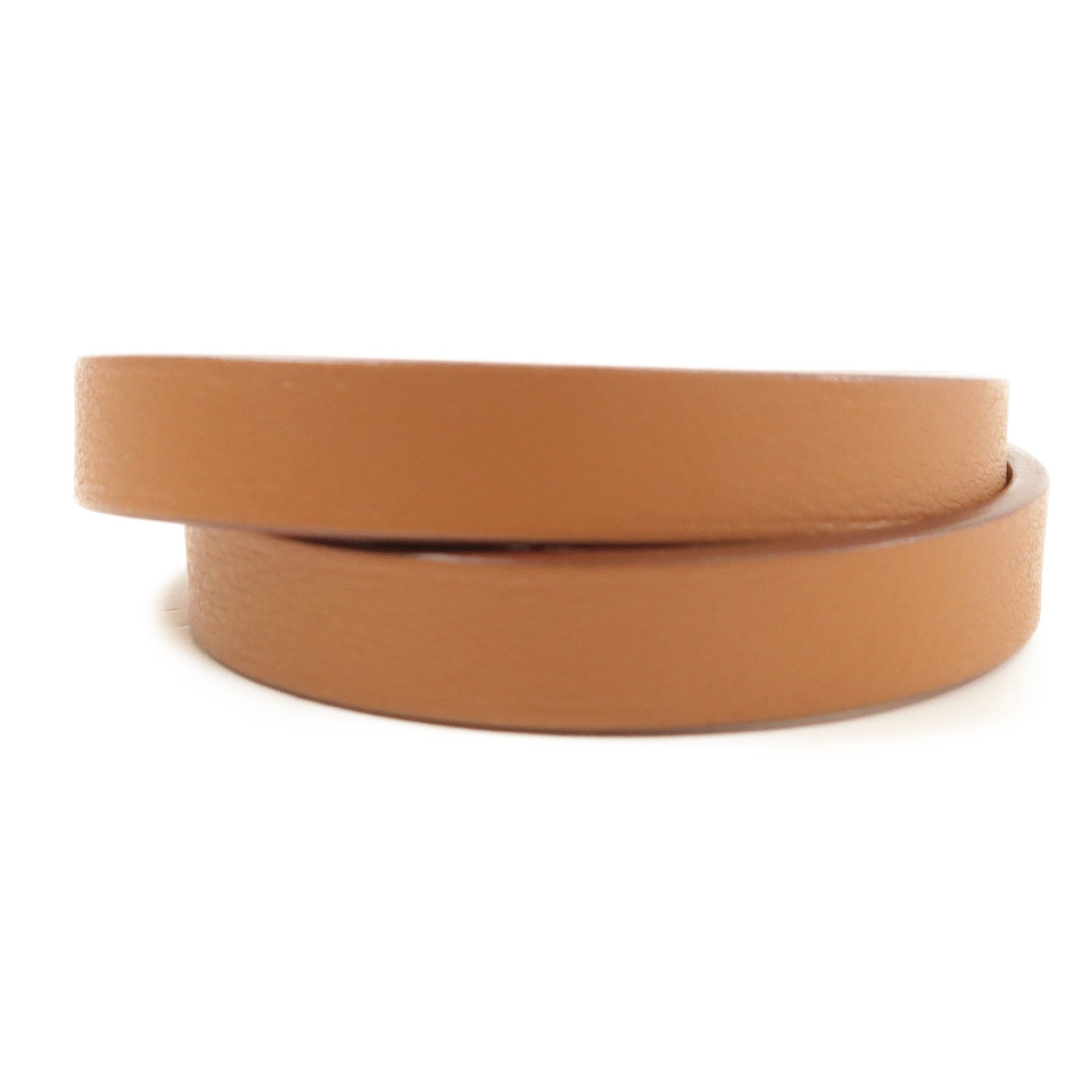 HERMES GHW Mini Kelly Double Tour Bracelet Veau Swift Leather Gold