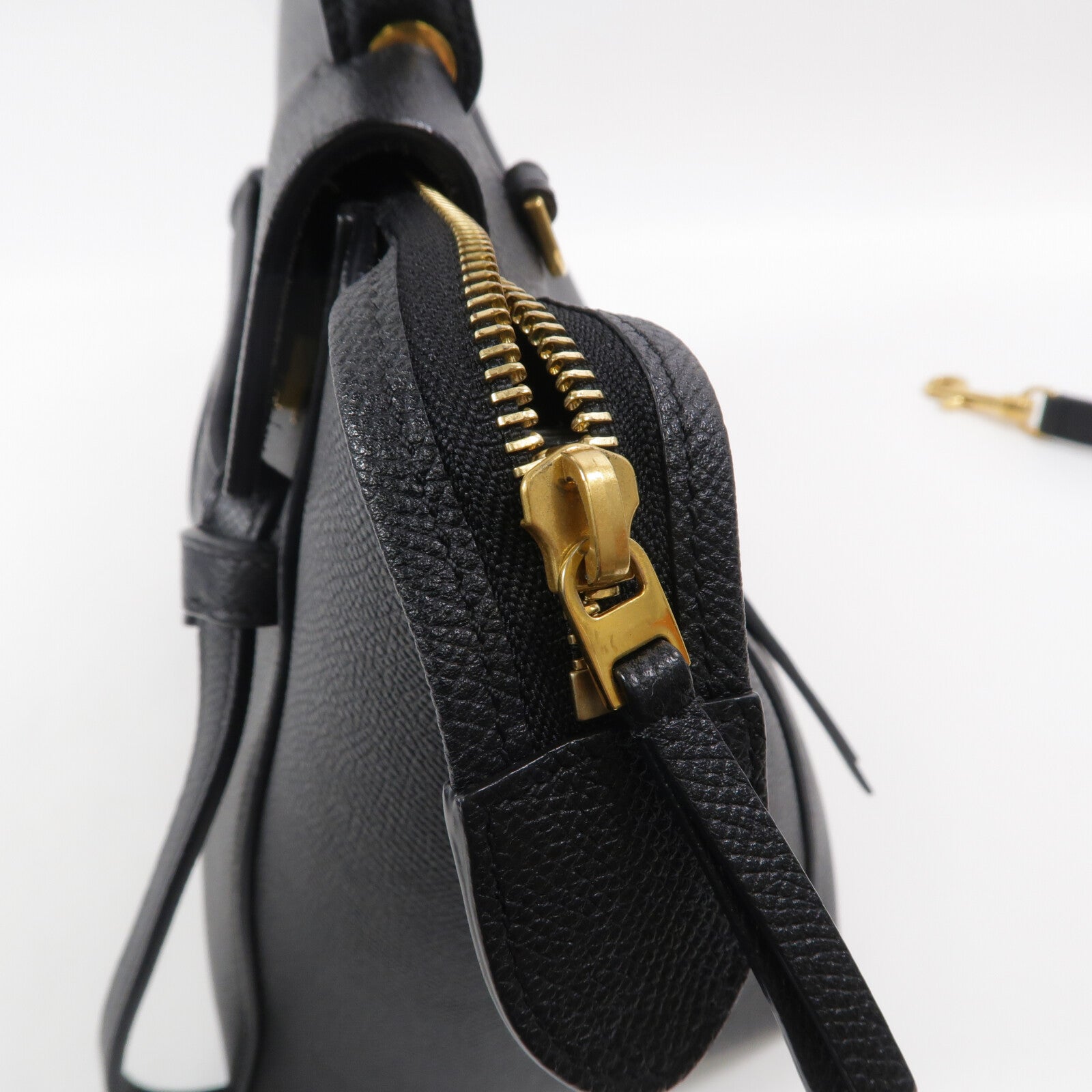 CELINE 牛皮皮革Micro Belt Bag手挽肩背兩用袋