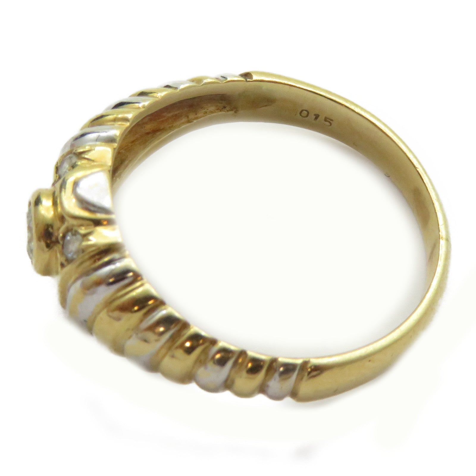 JEWELRY 14K黃金Ring鑽石戒指US#6.75
