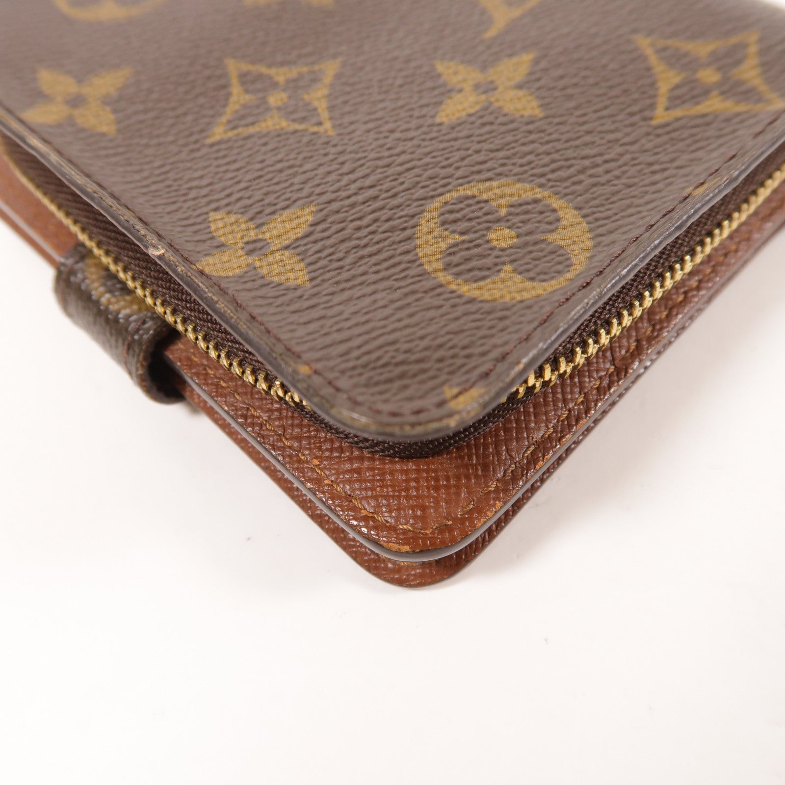 LOUIS VUITTON 【激減優惠】Monogram Compact Zip金扣錢包