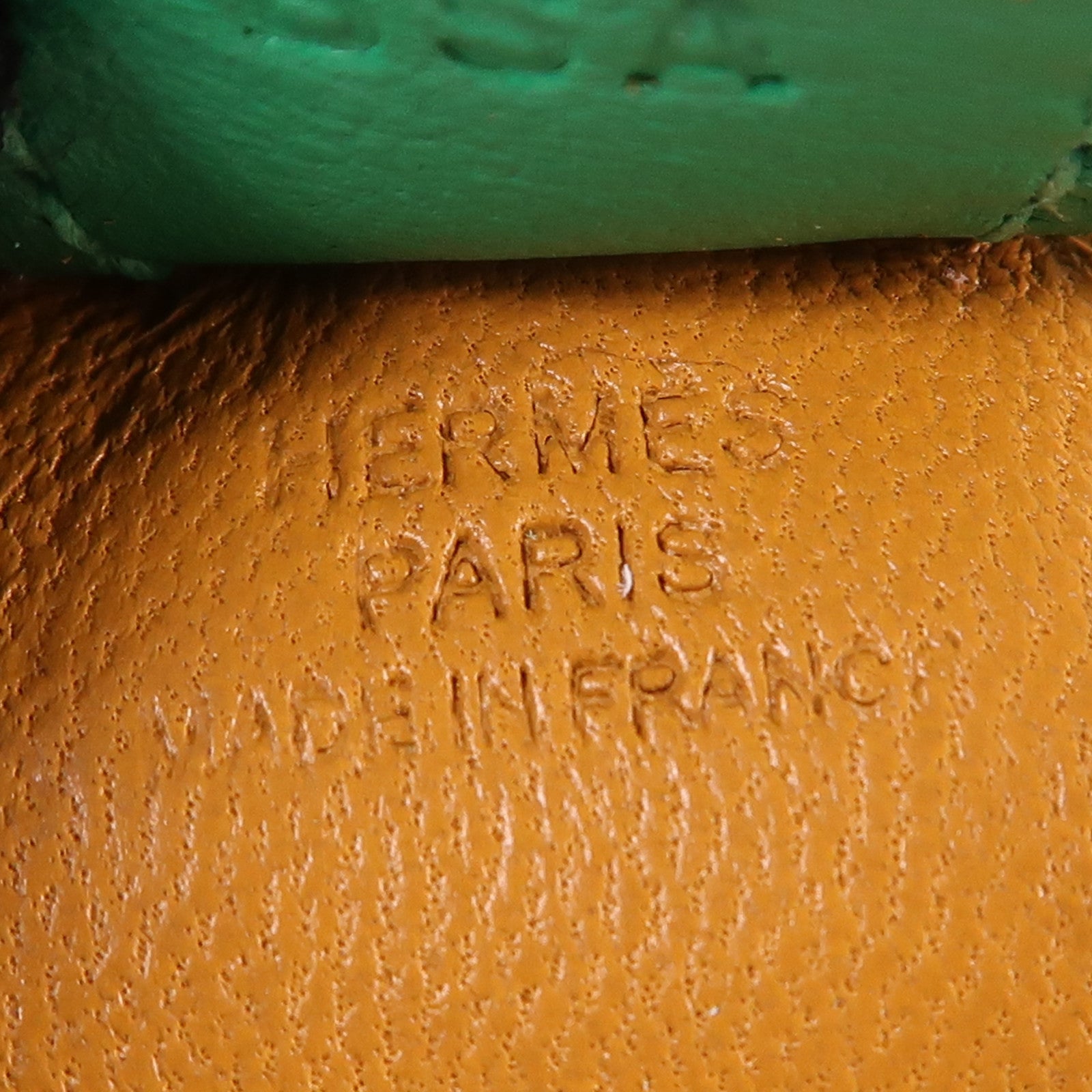 HERMES 【激減優惠】Swift皮革Rodeo PM掛飾2H Kraft