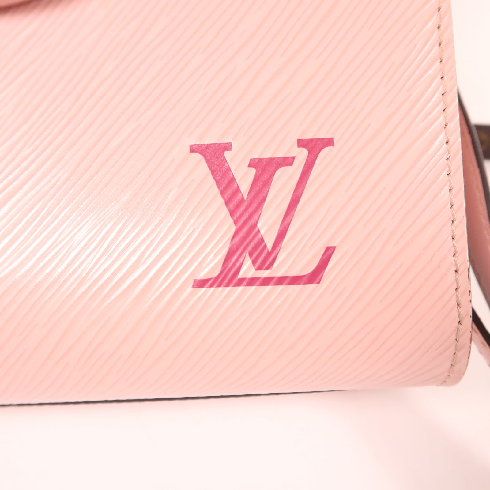 LOUIS VUITTON LV SHW Sac Plat BB 2 Way Shoulder Bag M58659 Epi Pink