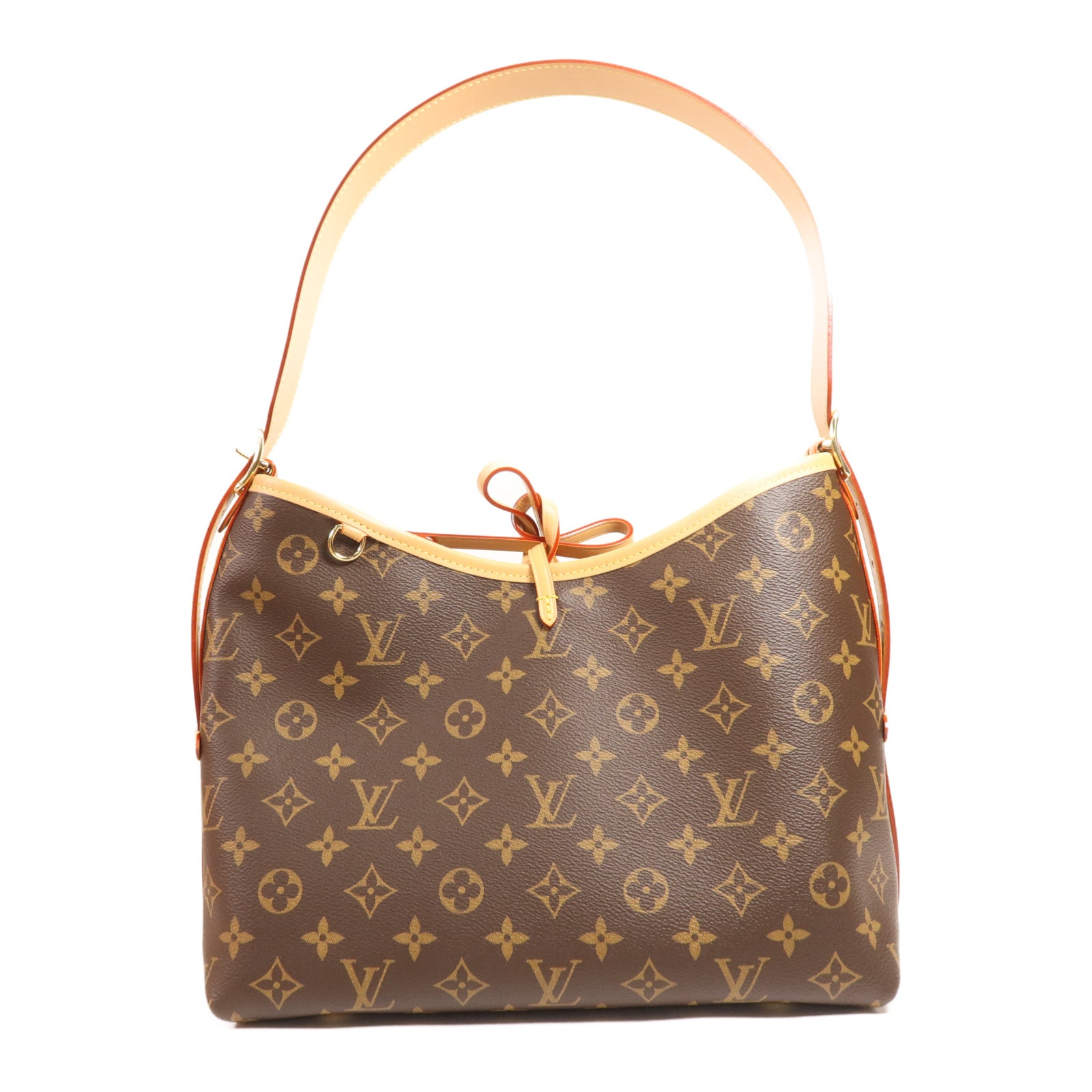 LOUIS VUITTON Monogram CarryAll PM金扣肩背袋