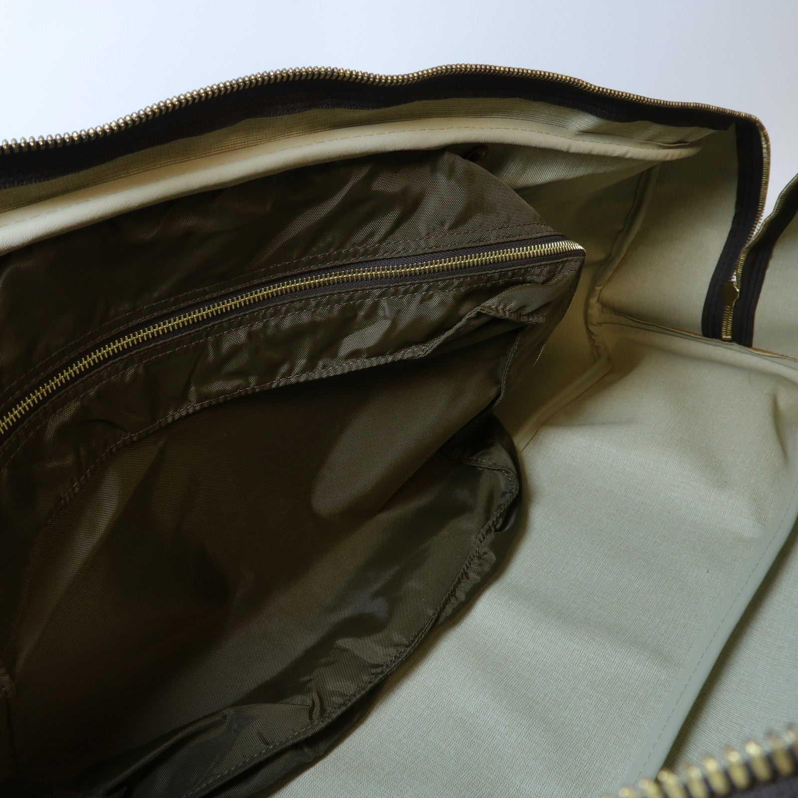 LOUIS VUITTON Monogram Sac Plein Air Long金扣手挽袋啡色