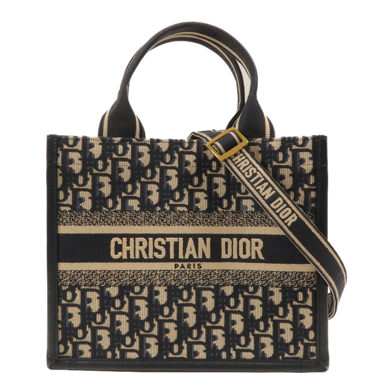 Dior 帆布Book Tote Small手挽肩背兩用袋