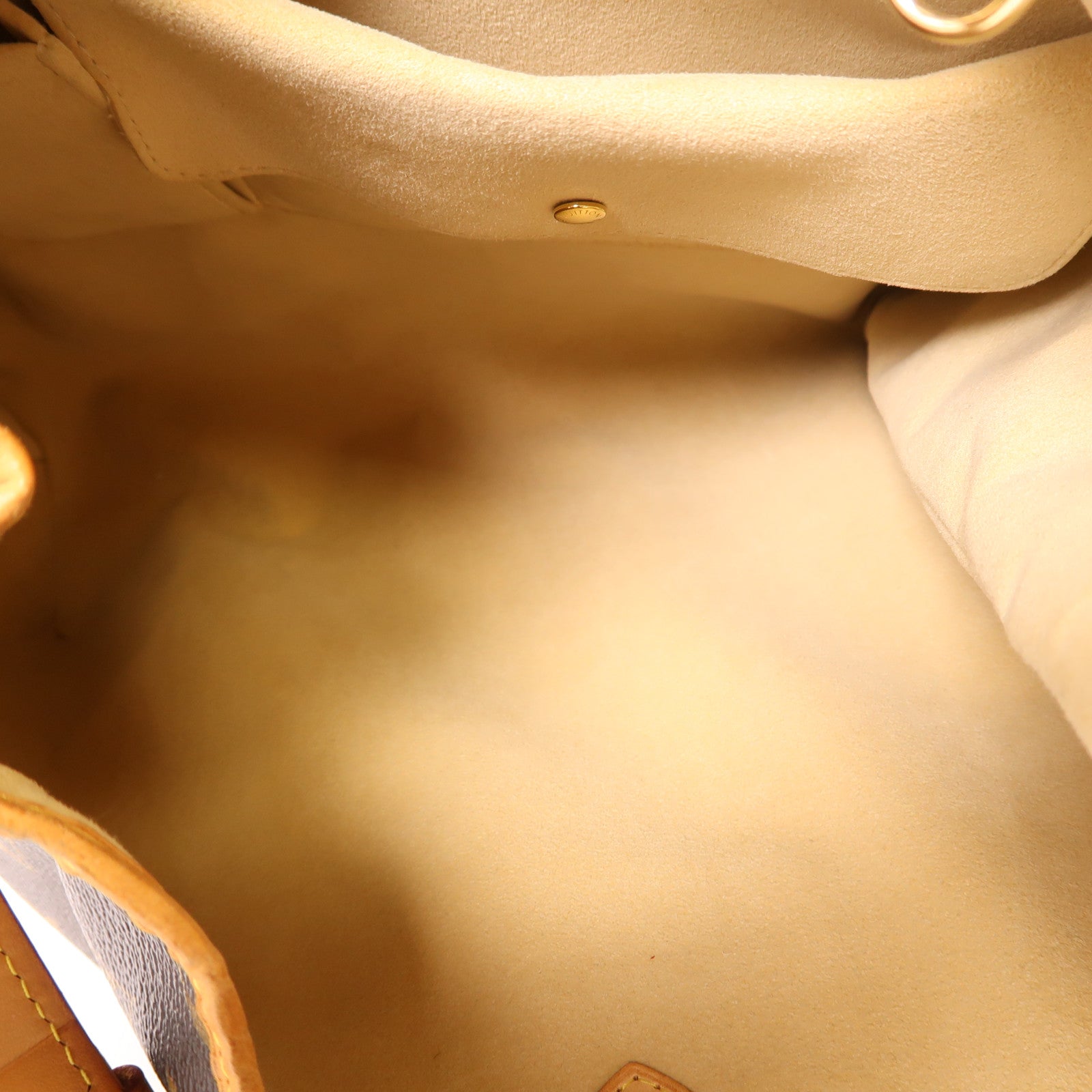 LOUIS VUITTON Monogram Galliera PM金扣肩背袋棕色