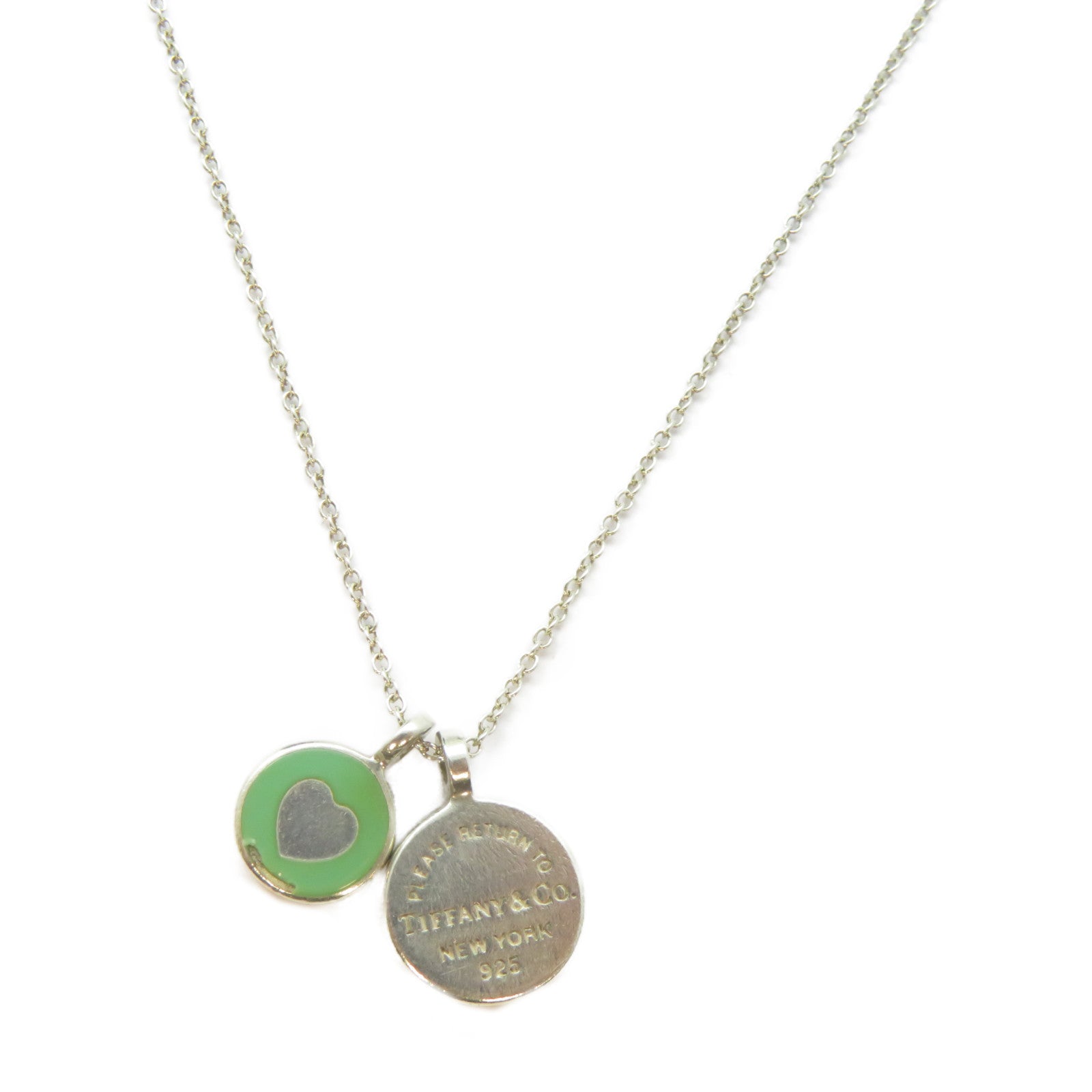 TIFFANY＆CO 925純銀Heart Tag Bead Bracelet手鏈