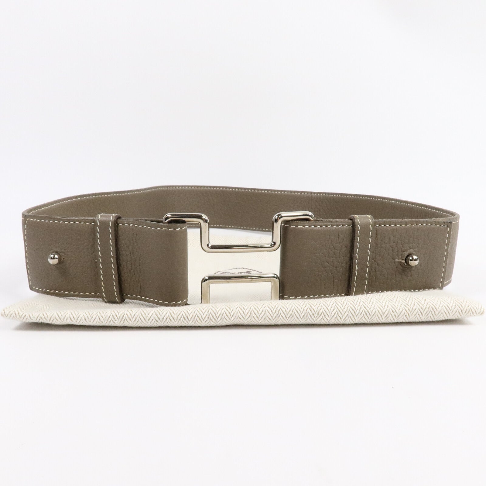 HERMES Clemence皮革Constance Belt皮帶