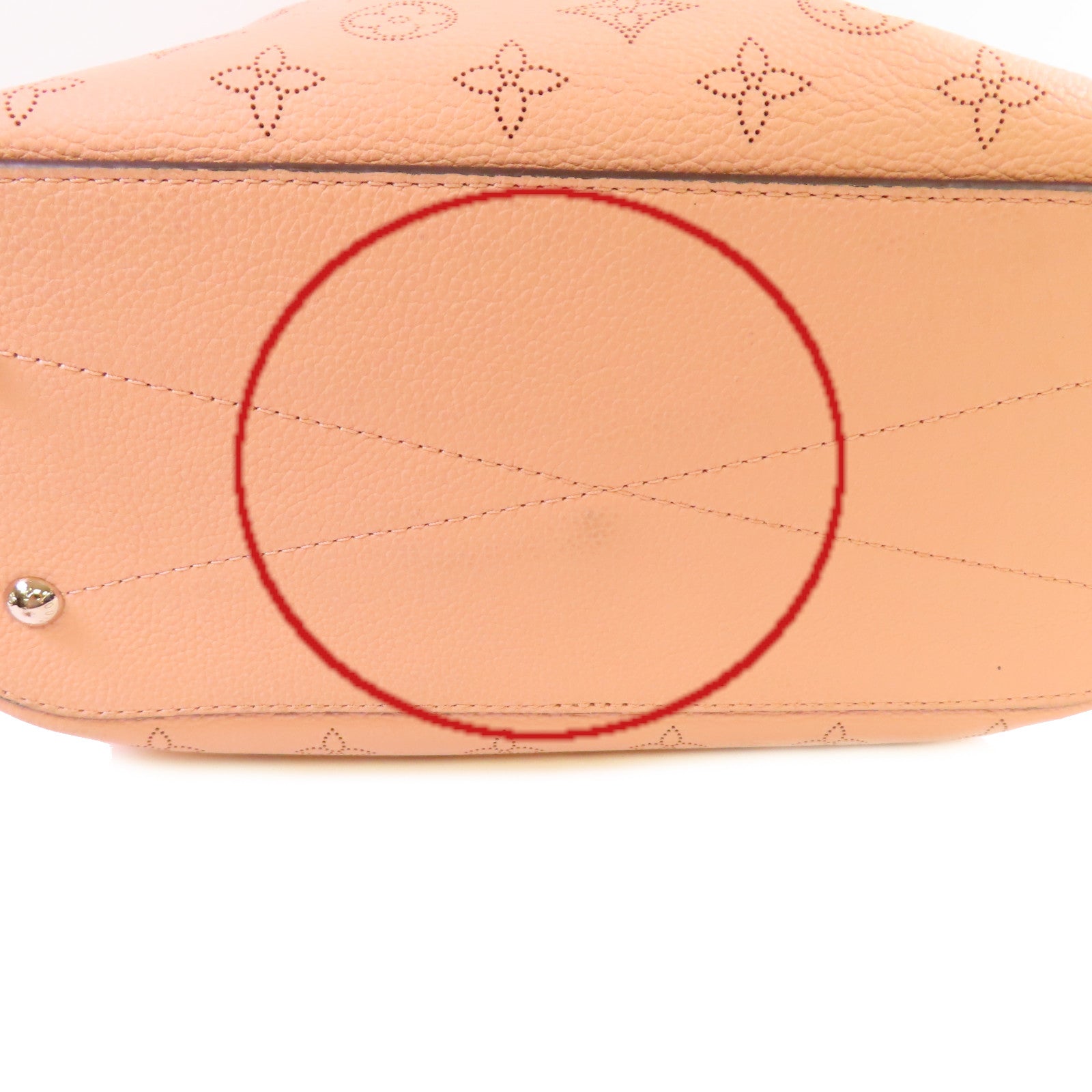 LOUIS VUITTON 【激減優惠】Monogram Mahina Girolata 2Way Bag銀扣手挽肩背兩用袋粉紅色