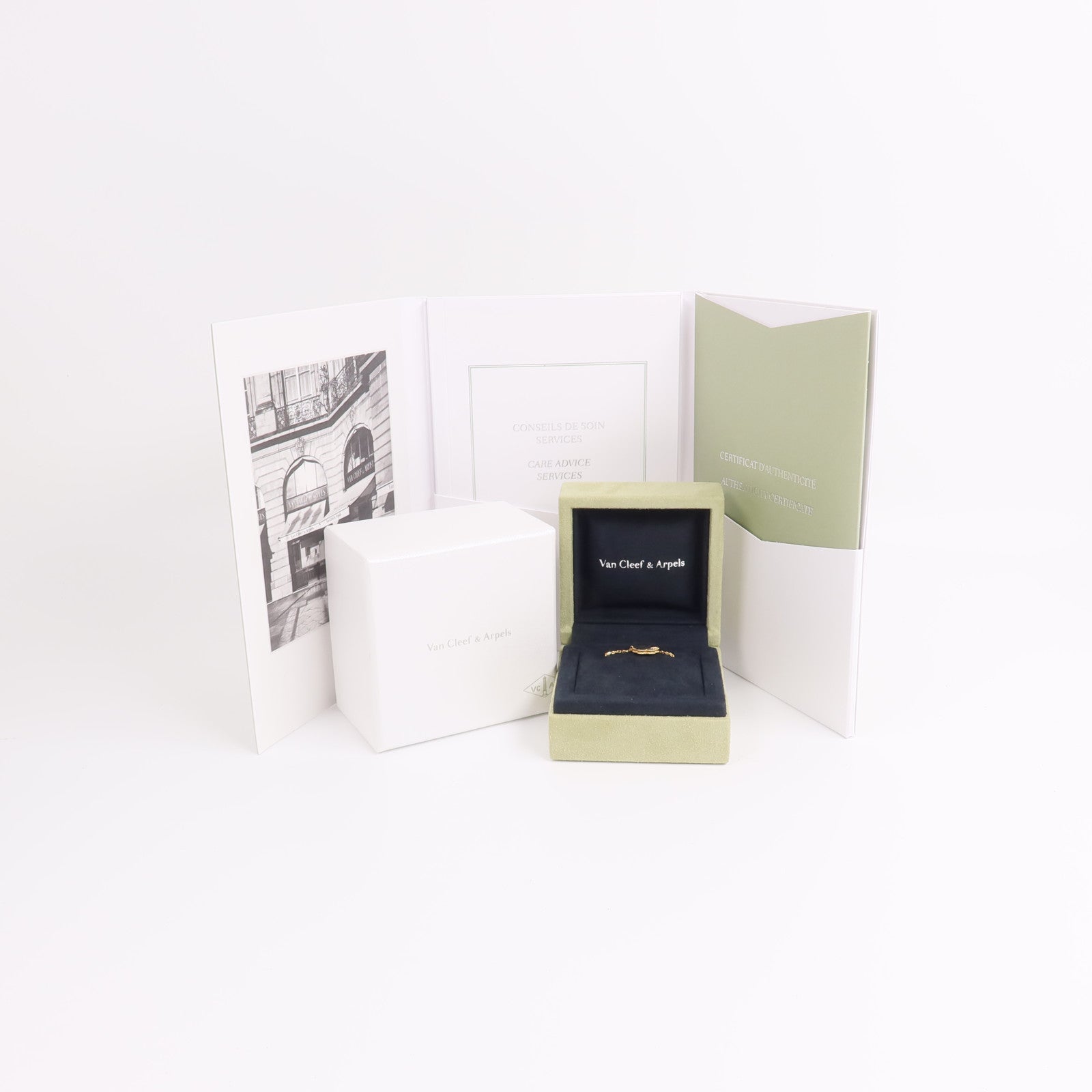 Van Cleef & Arpels 18K黃金Sweet Butterflies珍珠母貝項鍊