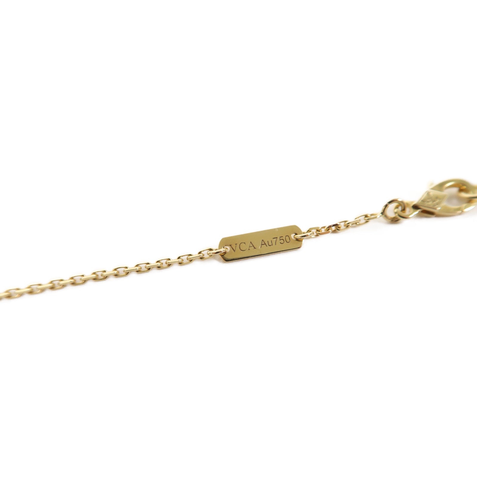 Van Cleef & Arpels 18K黃金Alhambra Necklace項鍊