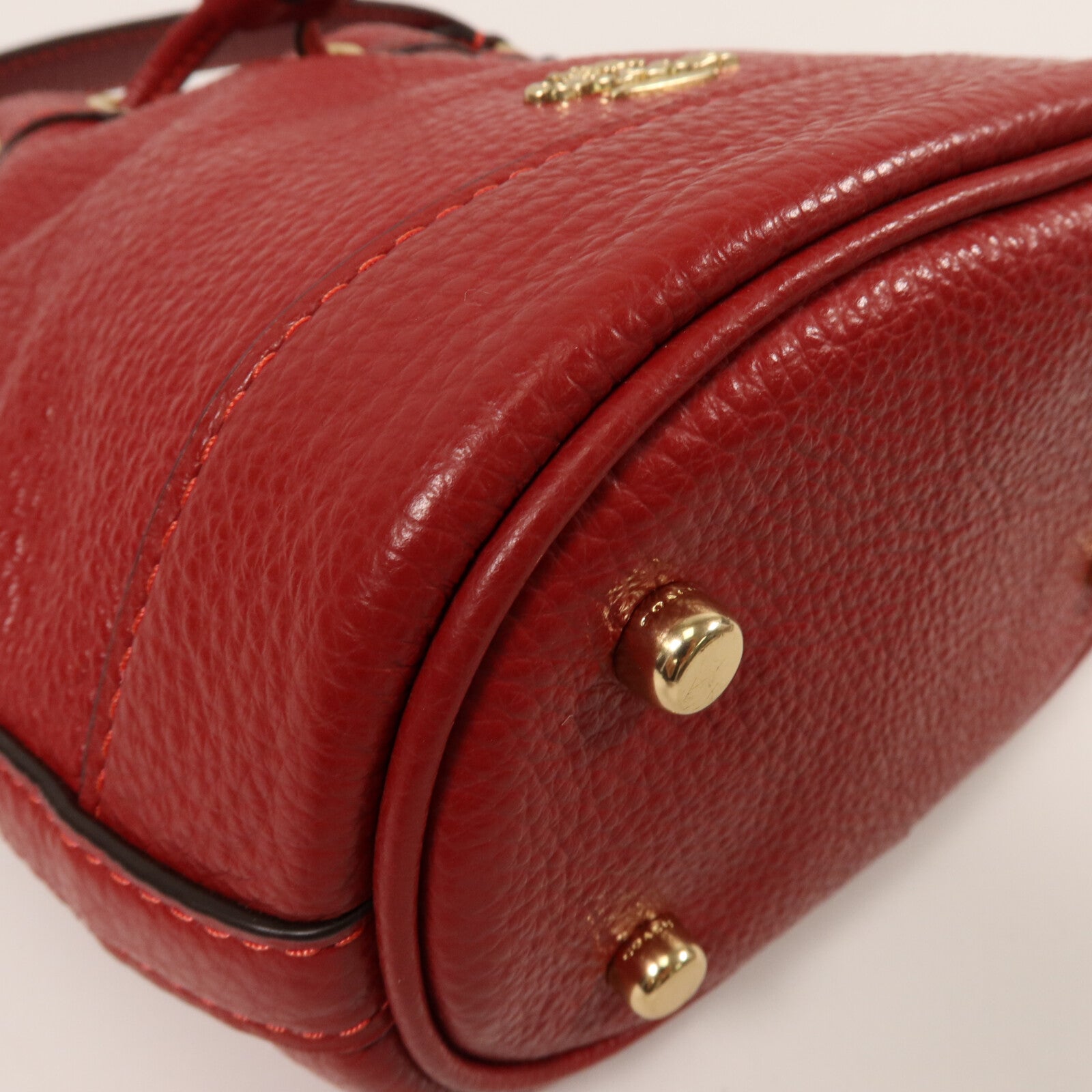 COACH 牛皮皮革Dempsey Drawstring Bucket Bag手挽肩背兩用袋