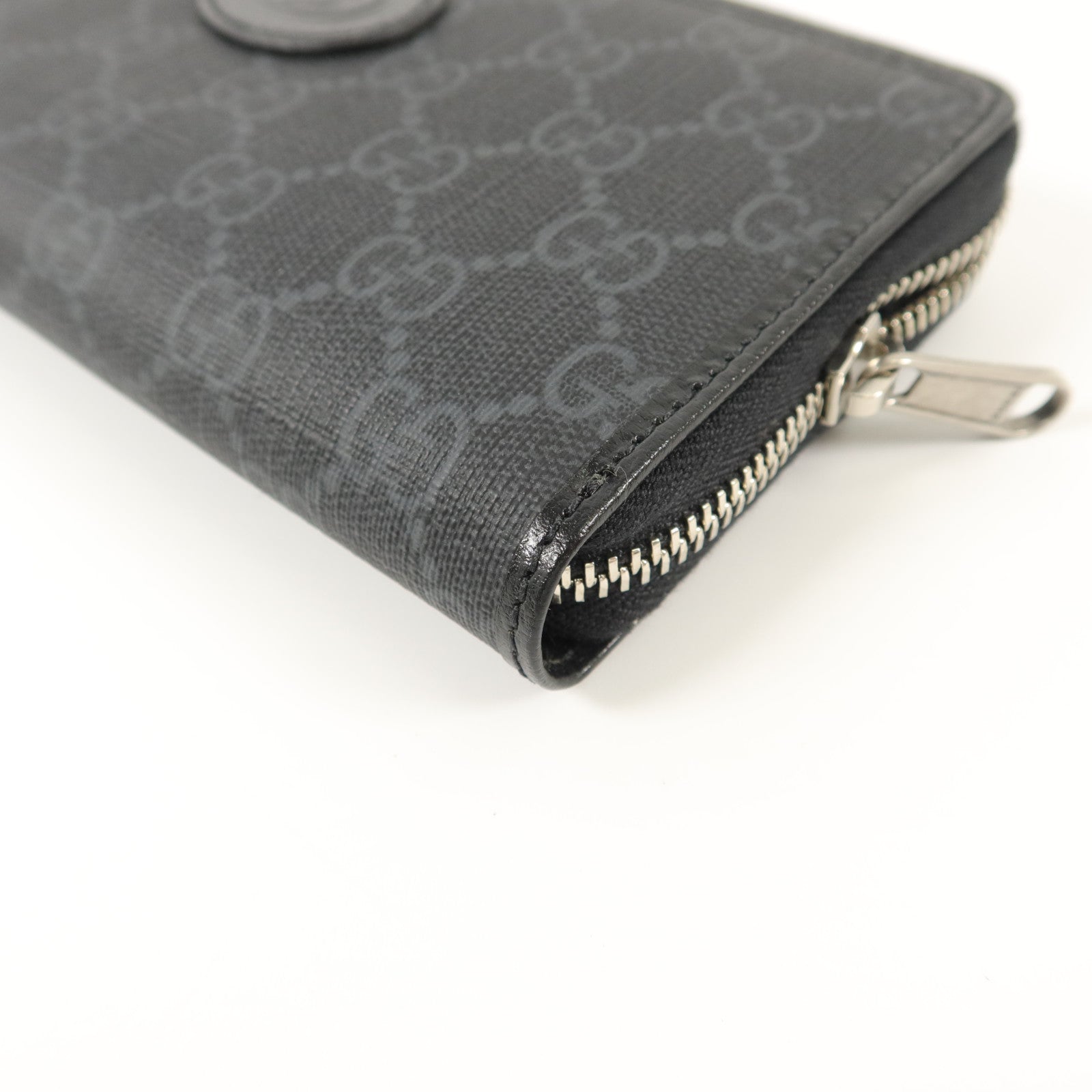 GUCCI 塗層帆布Interlocking G Long Wallet長錢包
