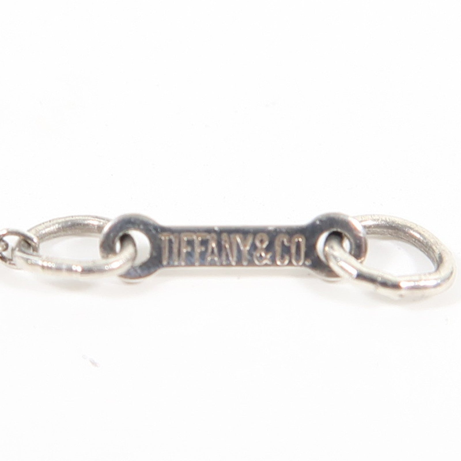TIFFANY＆CO 925純銀Bean Necklace項鍊