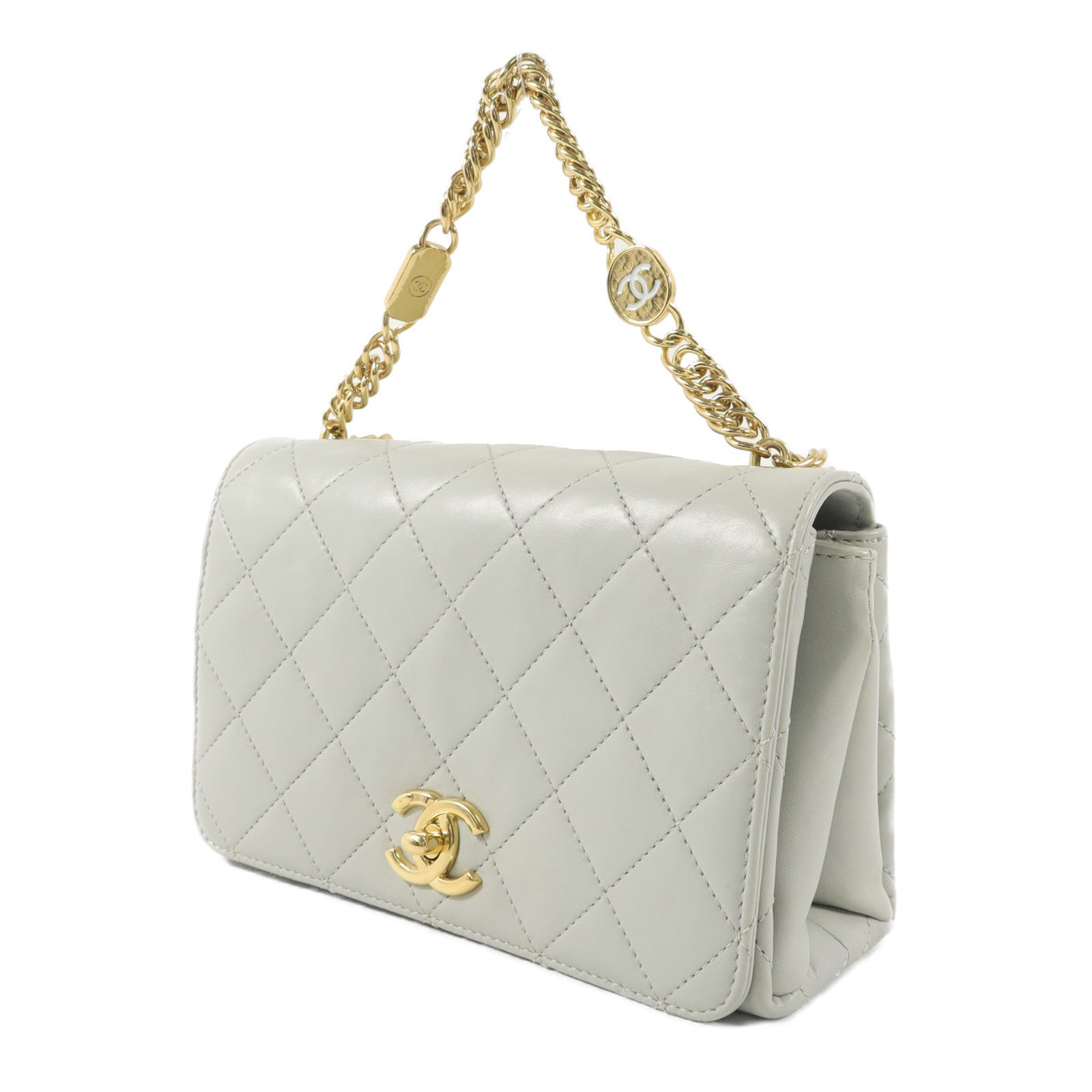 CHANEL 【激減優惠】羊皮皮革2 Way Chain Shoulder鏈帶肩背袋