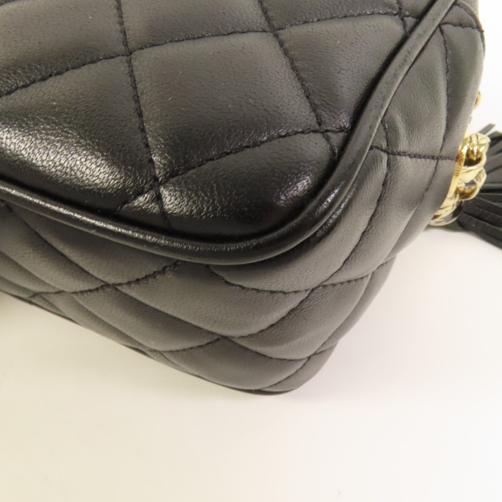 CHANEL 羊皮皮革Chain Shoulder Bag金扣鏈帶肩背袋