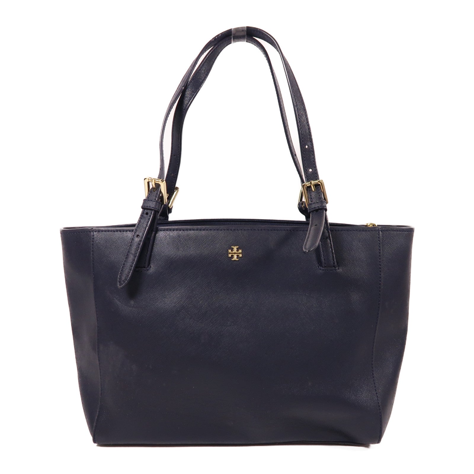 【激減優惠】牛皮皮革Tote Bag金扣手挽肩背兩用袋