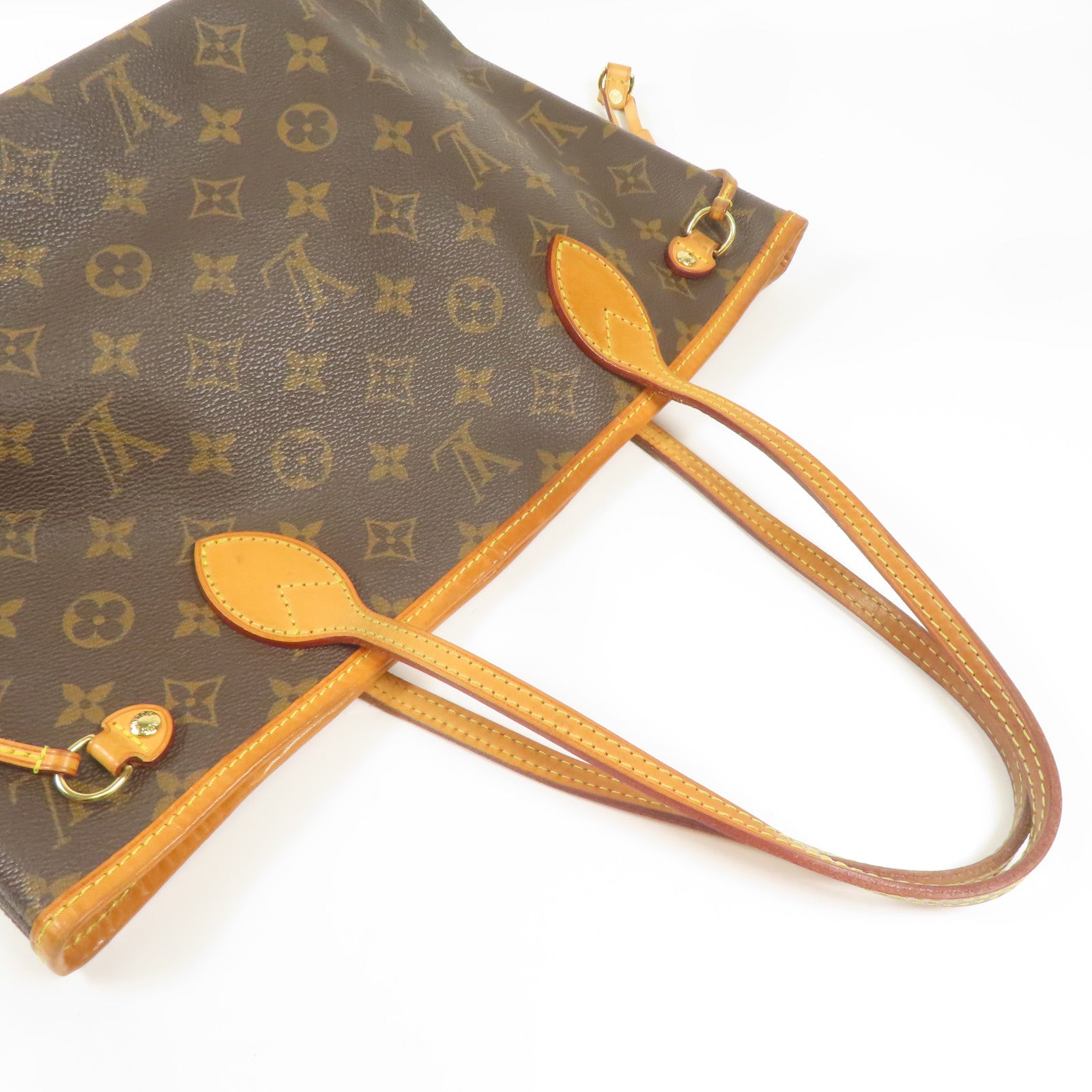 LOUIS VUITTON Monogram Neverfull PM金扣肩背袋