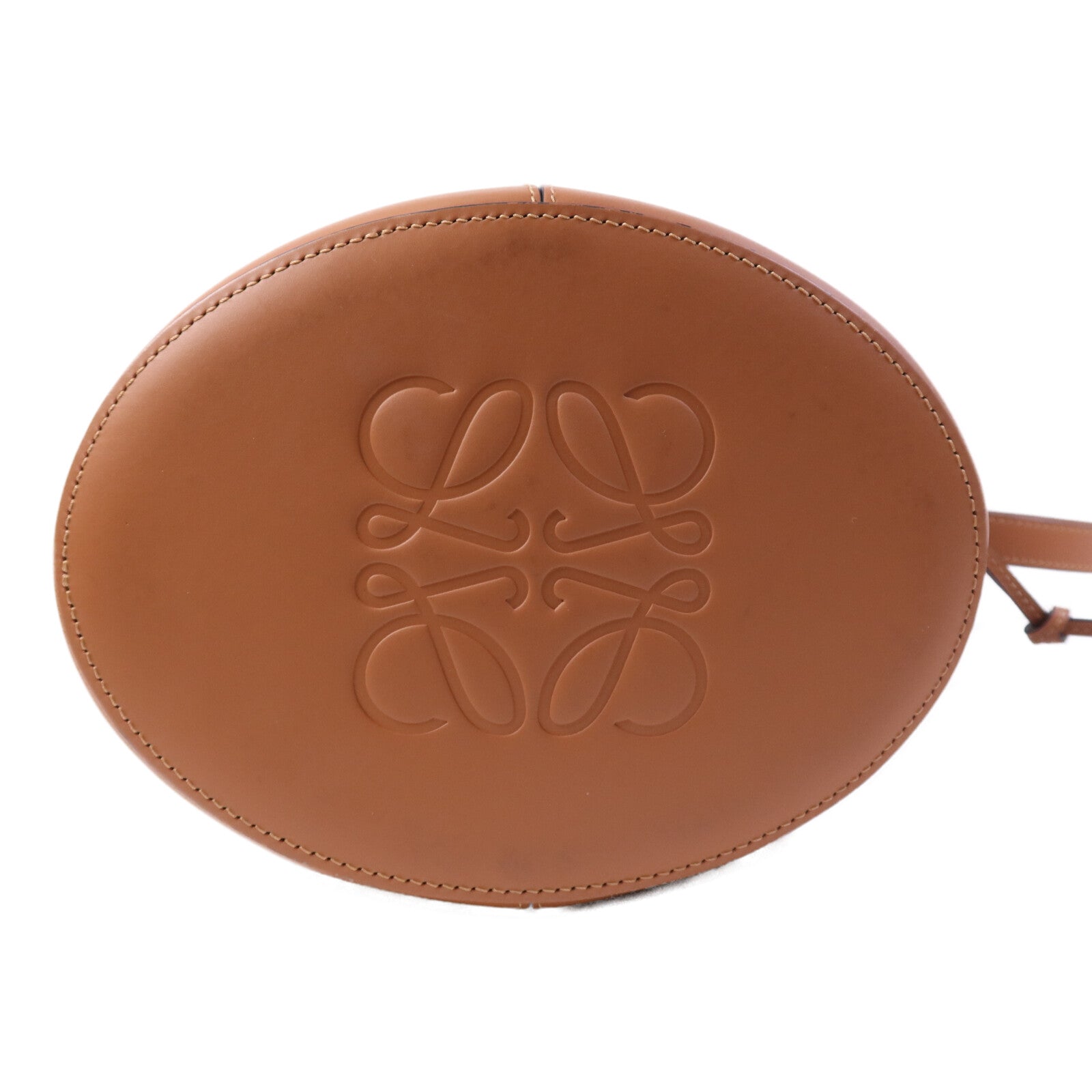 LOEWE 牛皮皮革Balloon Medium金扣手挽肩背兩用袋