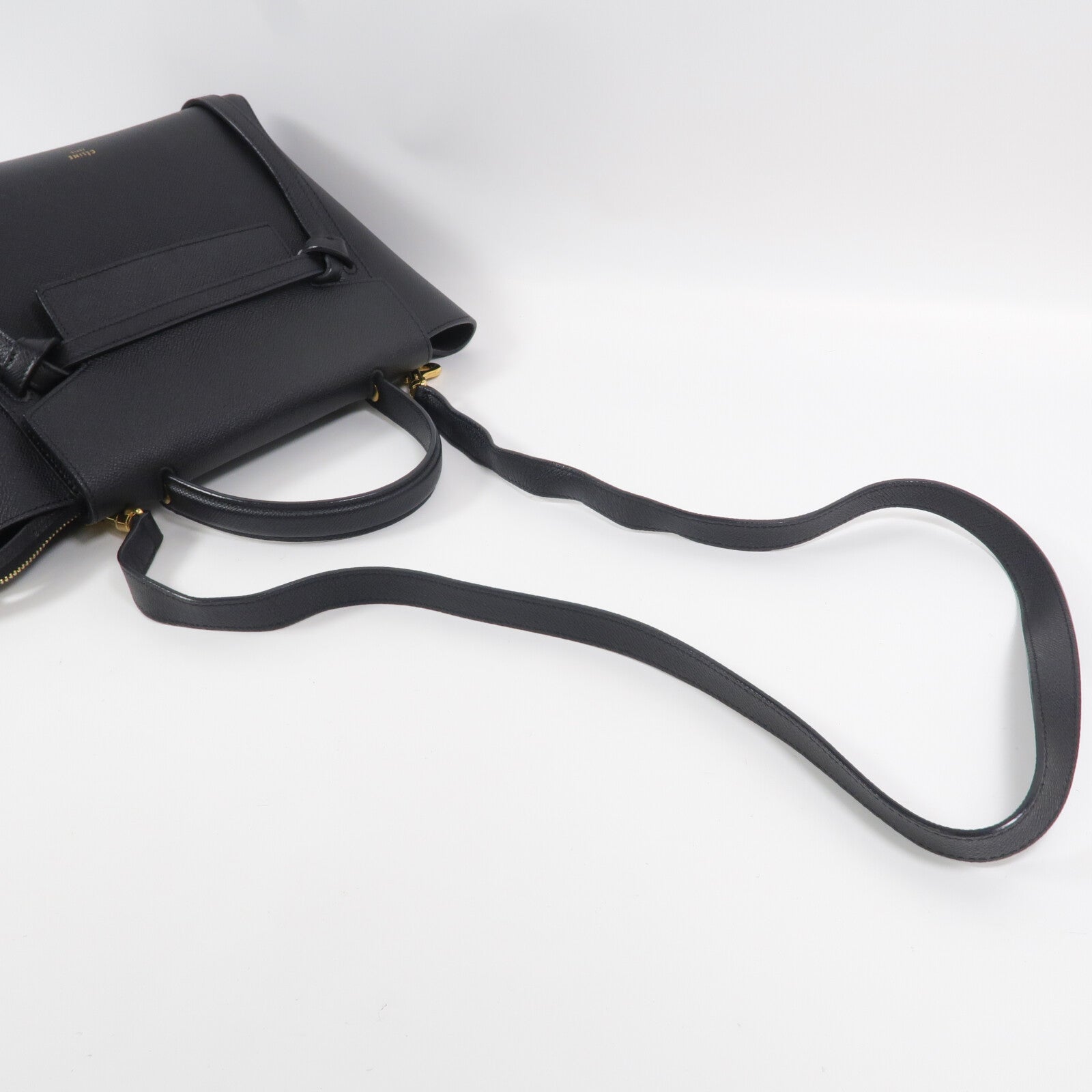CELINE 牛皮皮革Micro Belt Bag手挽肩背兩用袋