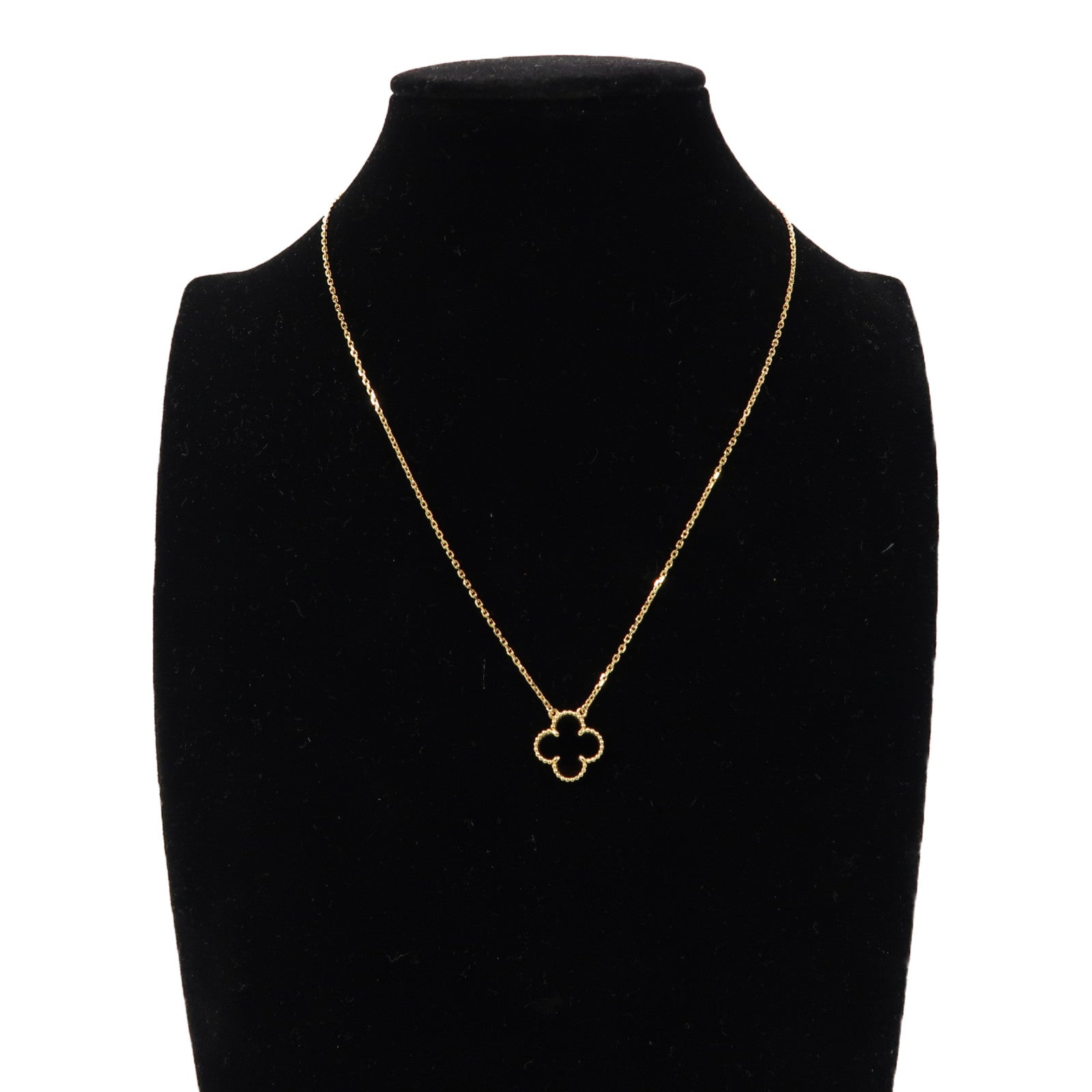 Van Cleef & Arpels 18K黃金Alhambra Necklace項鍊