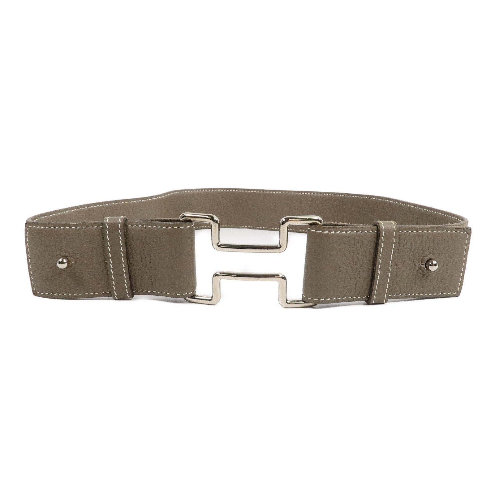 HERMES Clemence皮革Constance Belt皮帶